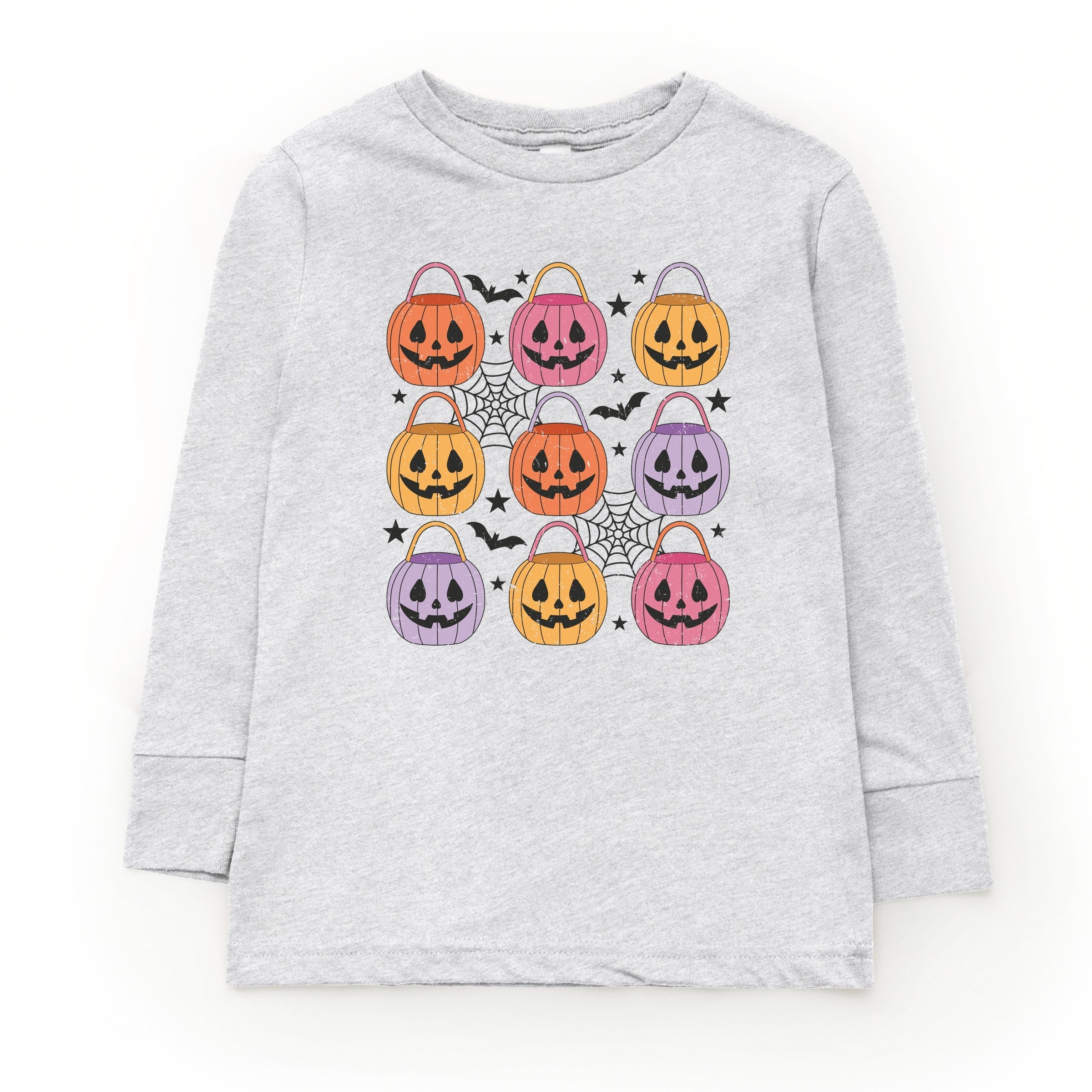 Pumpkin Basket Chart  - Toddler Long Sleeve Graphic Tee and Youth Long Sleeve Graphic T-Shirt