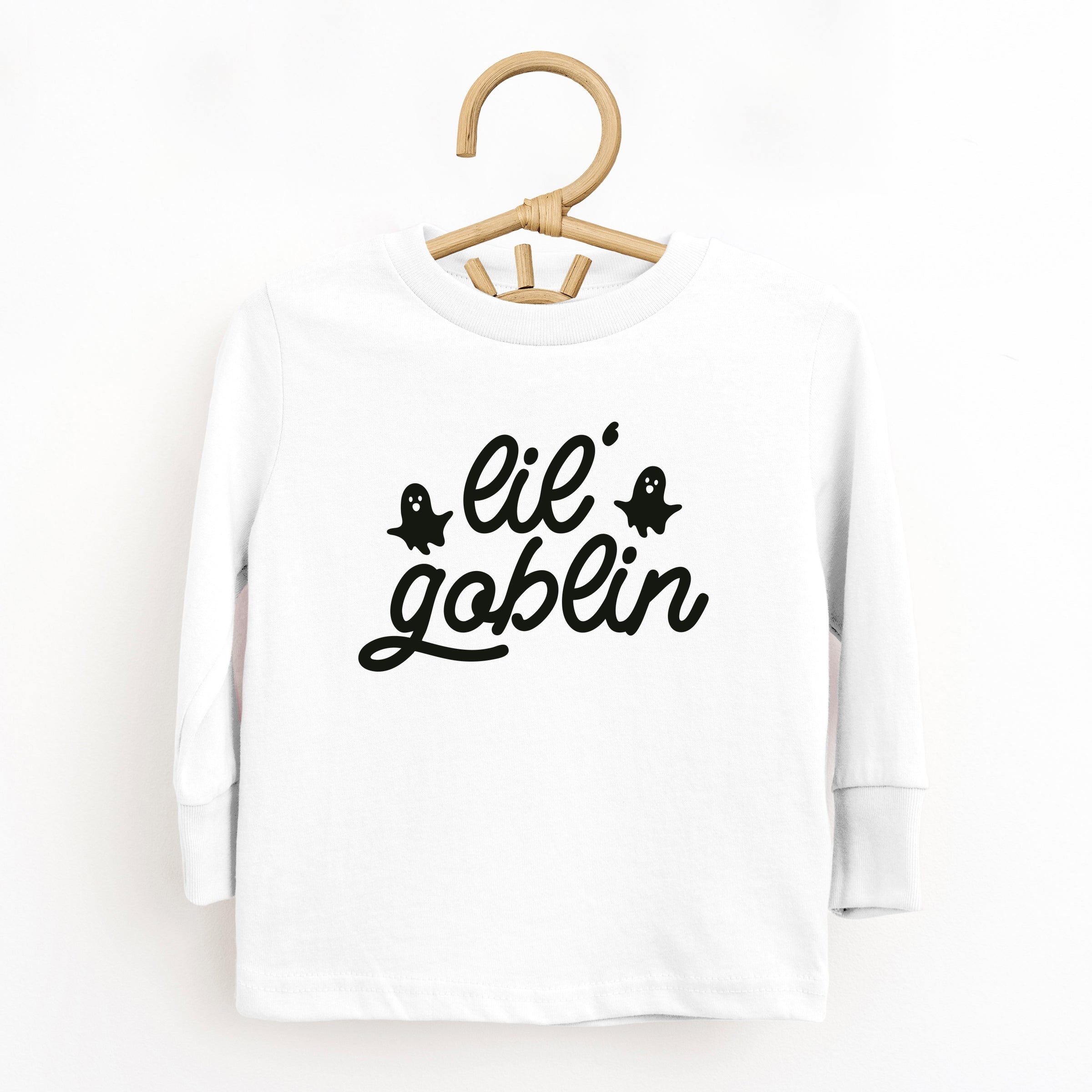 Lil' Goblin Ghosts - Toddler Long Sleeve Graphic Tee and Youth Long Sleeve Graphic T-Shirt