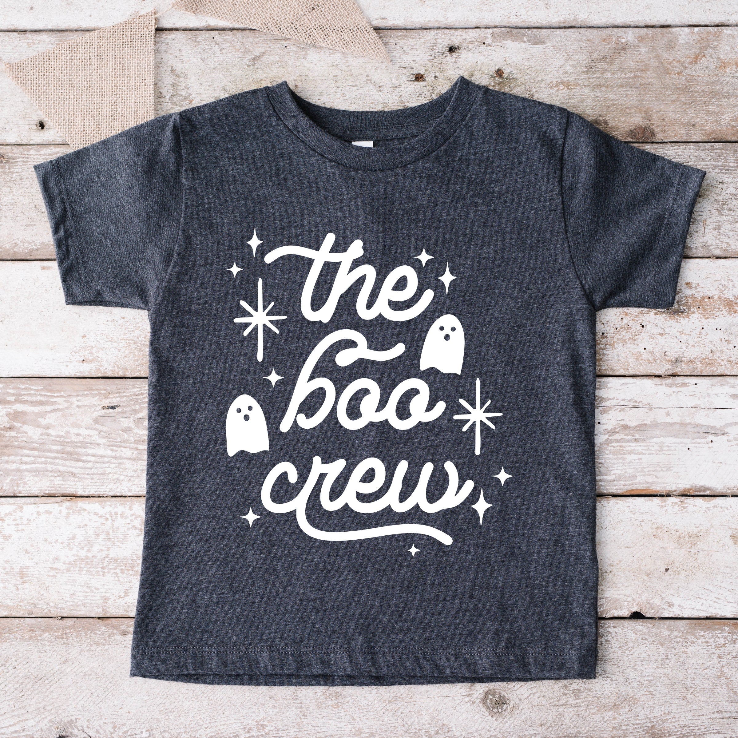 The Boo Crew Ghosts - Youth Short Sleeve Graphic T-Shirt and Toddler Short Sleeve Graphic T-Shirt