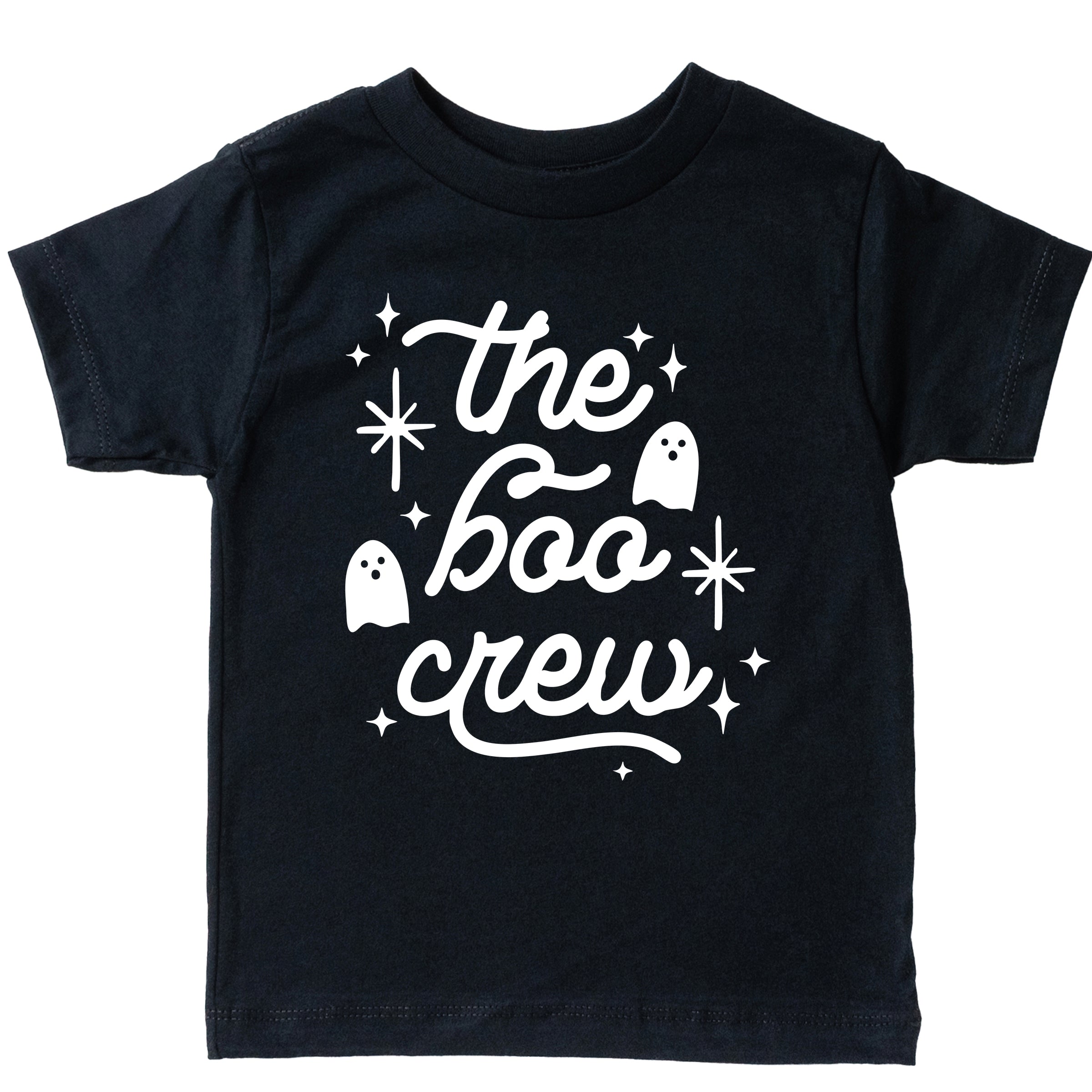 The Boo Crew Ghosts - Youth Short Sleeve Graphic T-Shirt and Toddler Short Sleeve Graphic T-Shirt
