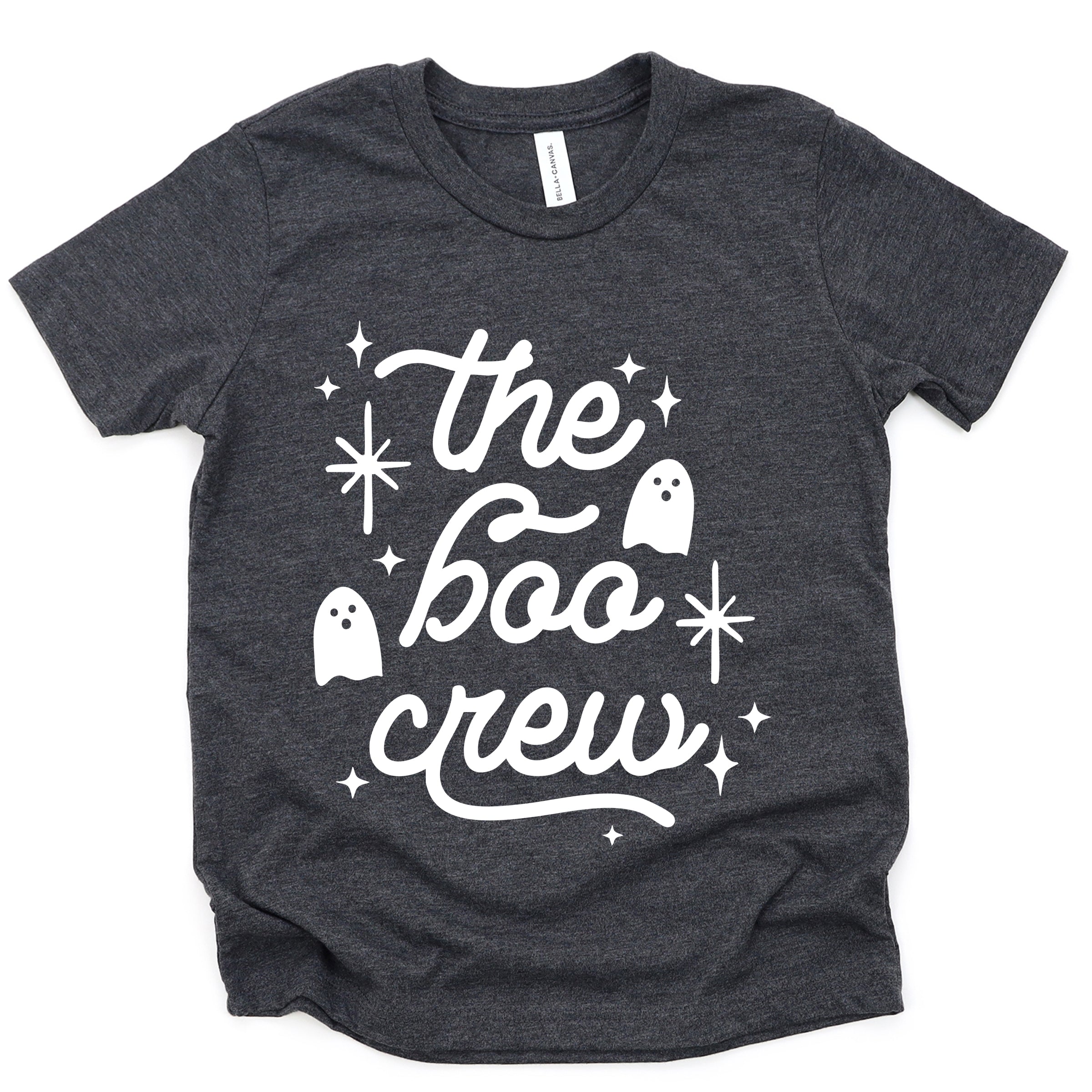 The Boo Crew Ghosts - Youth Short Sleeve Graphic T-Shirt and Toddler Short Sleeve Graphic T-Shirt
