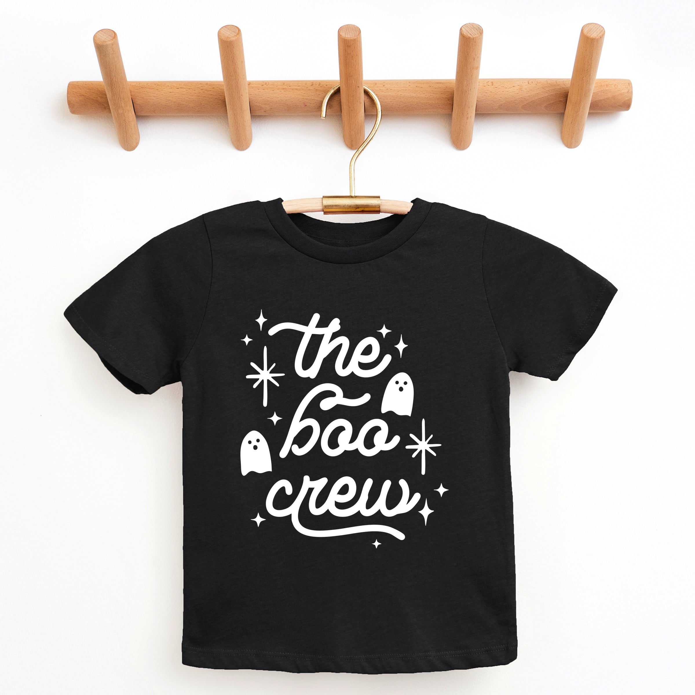 The Boo Crew Ghosts - Youth Short Sleeve Graphic T-Shirt and Toddler Short Sleeve Graphic T-Shirt