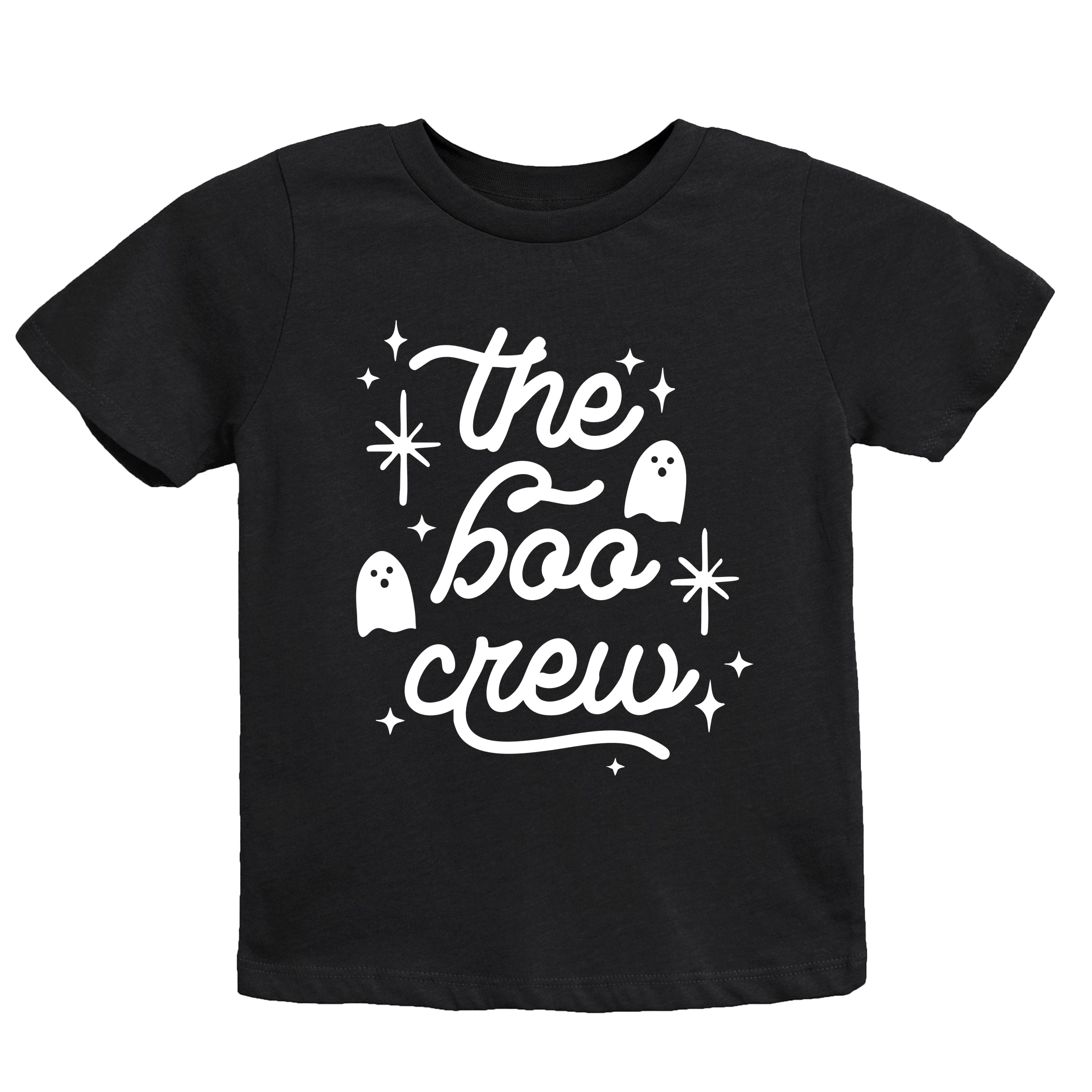 The Boo Crew Ghosts - Youth Short Sleeve Graphic T-Shirt and Toddler Short Sleeve Graphic T-Shirt