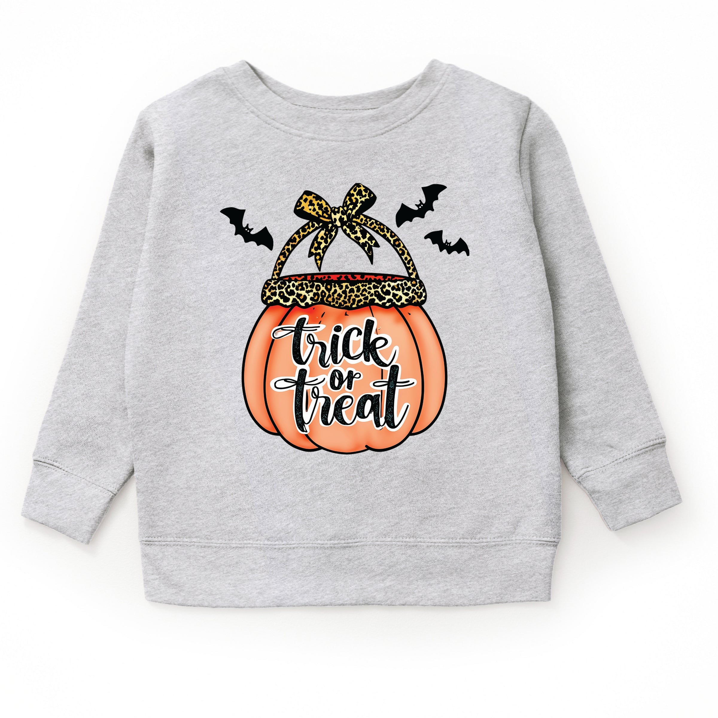 Trick of Treat Pumpkin - Toddler Graphic Sweatshirt and Youth Graphic Sweatshirt