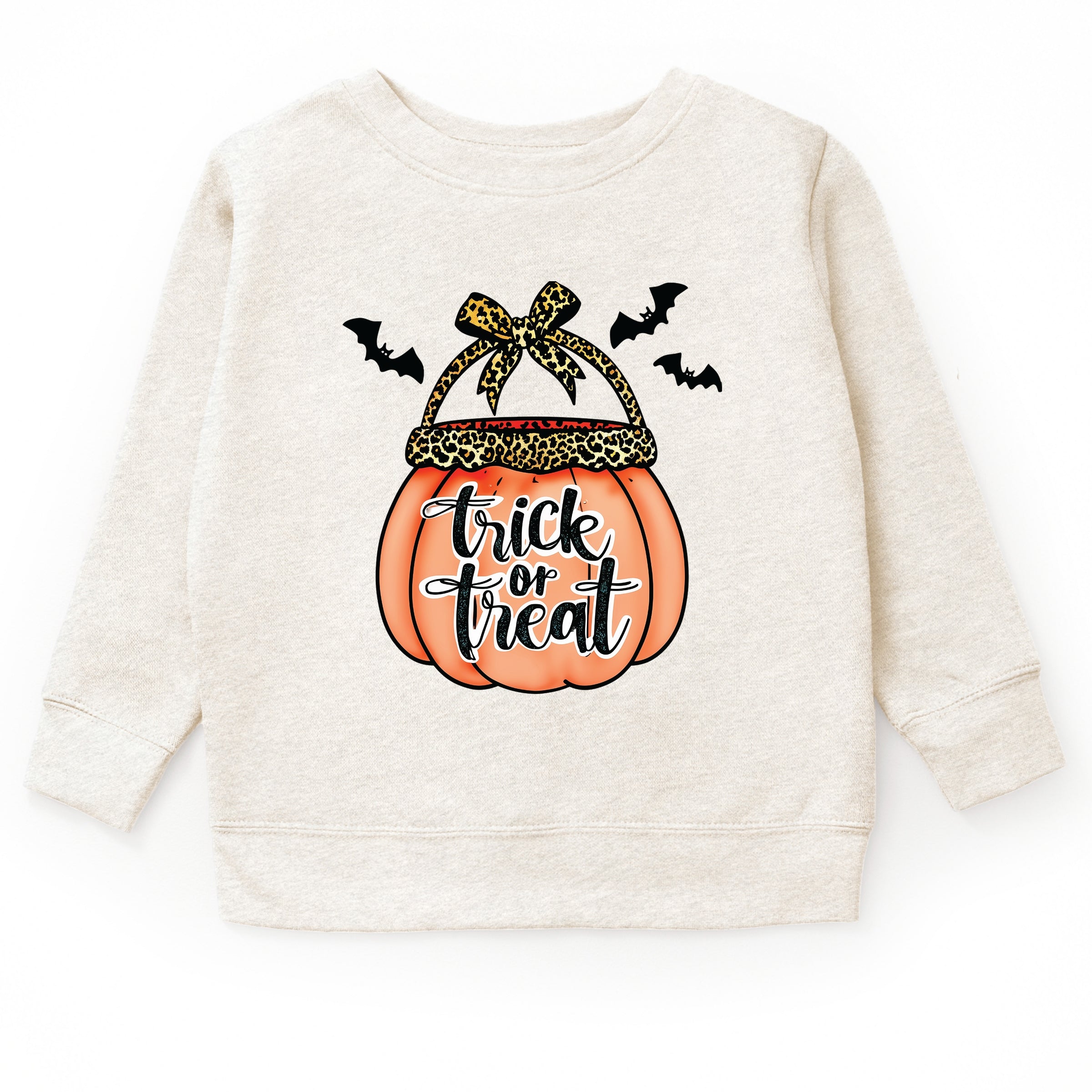 Trick of Treat Pumpkin - Toddler Graphic Sweatshirt and Youth Graphic Sweatshirt