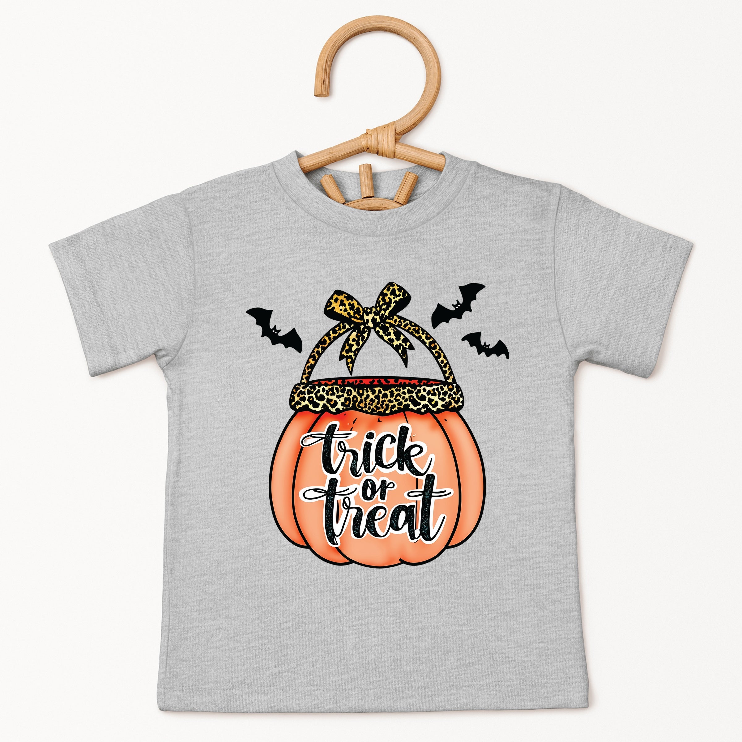 Trick of Treat Pumpkin - Youth Short Sleeve Graphic T-Shirt and Toddler Short Sleeve Graphic T-Shirt