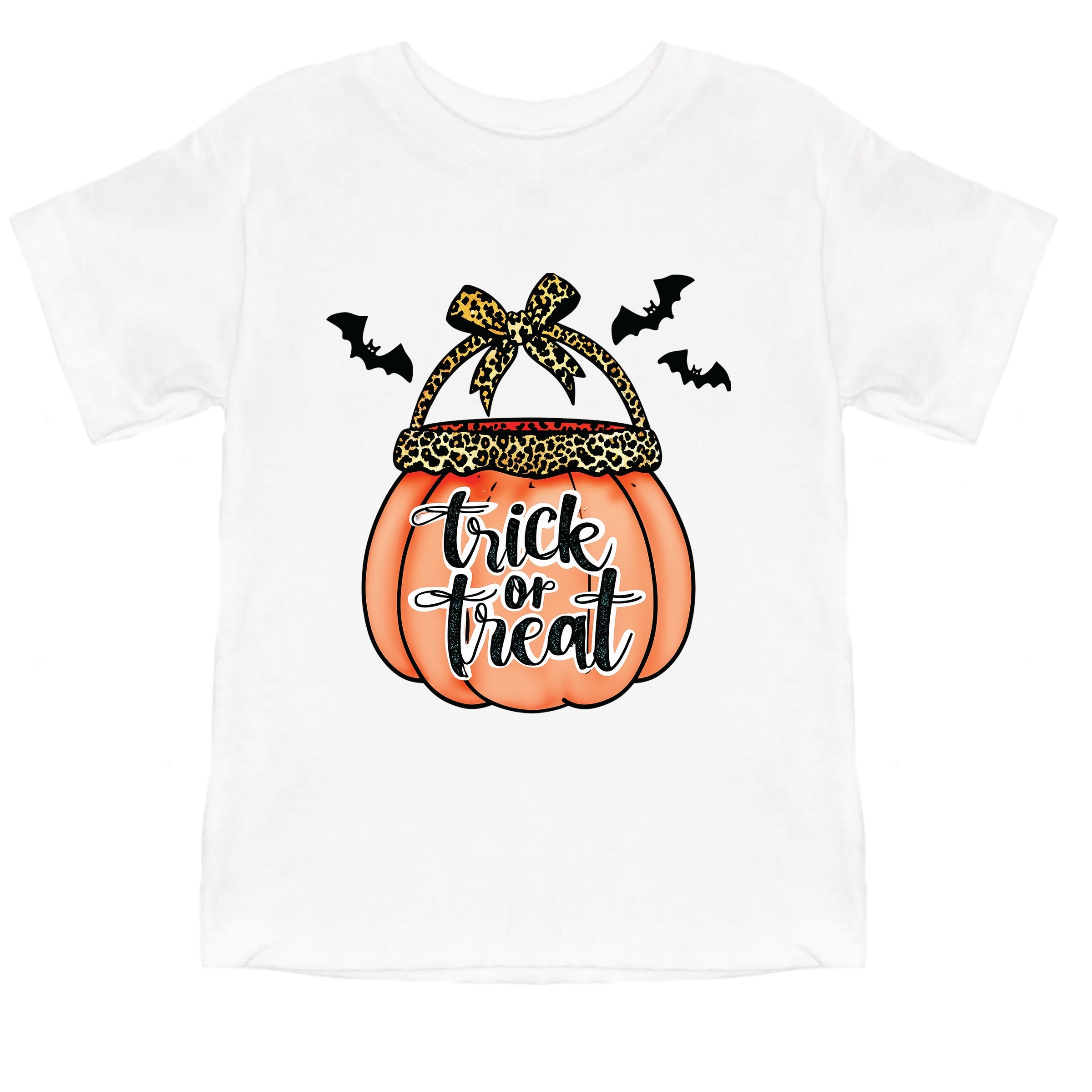 Trick of Treat Pumpkin - Youth Short Sleeve Graphic T-Shirt and Toddler Short Sleeve Graphic T-Shirt