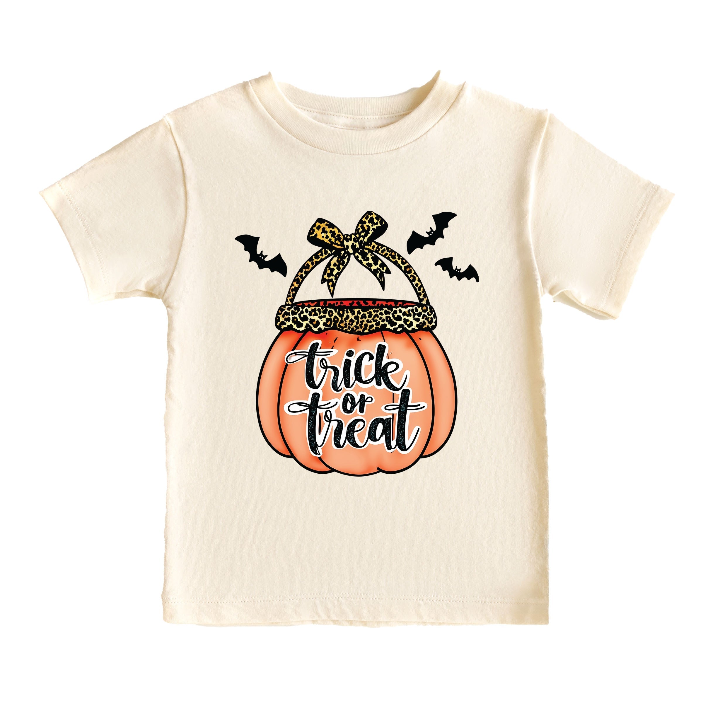 Trick of Treat Pumpkin - Youth Short Sleeve Graphic T-Shirt and Toddler Short Sleeve Graphic T-Shirt