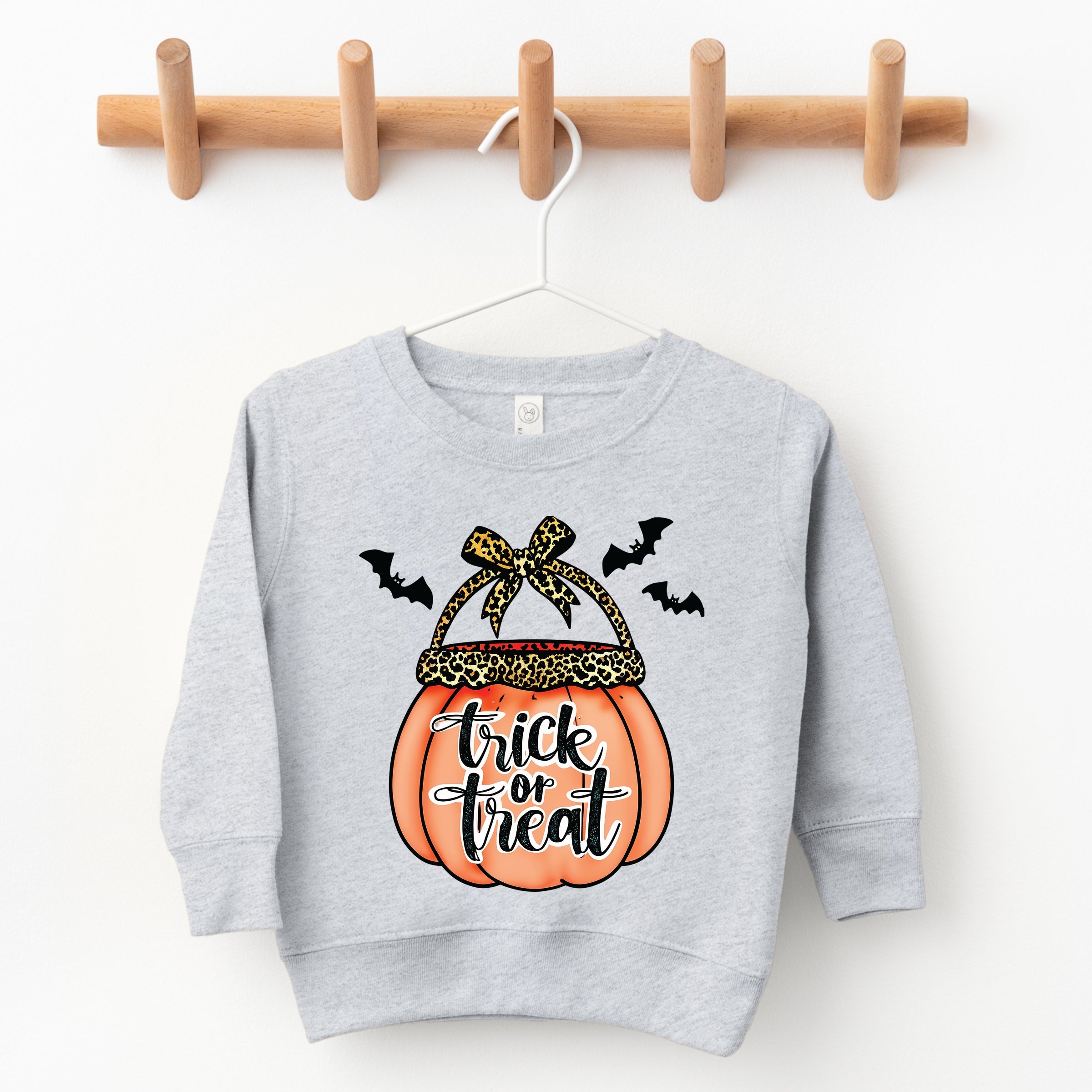 Trick of Treat Pumpkin - Toddler Graphic Sweatshirt and Youth Graphic Sweatshirt
