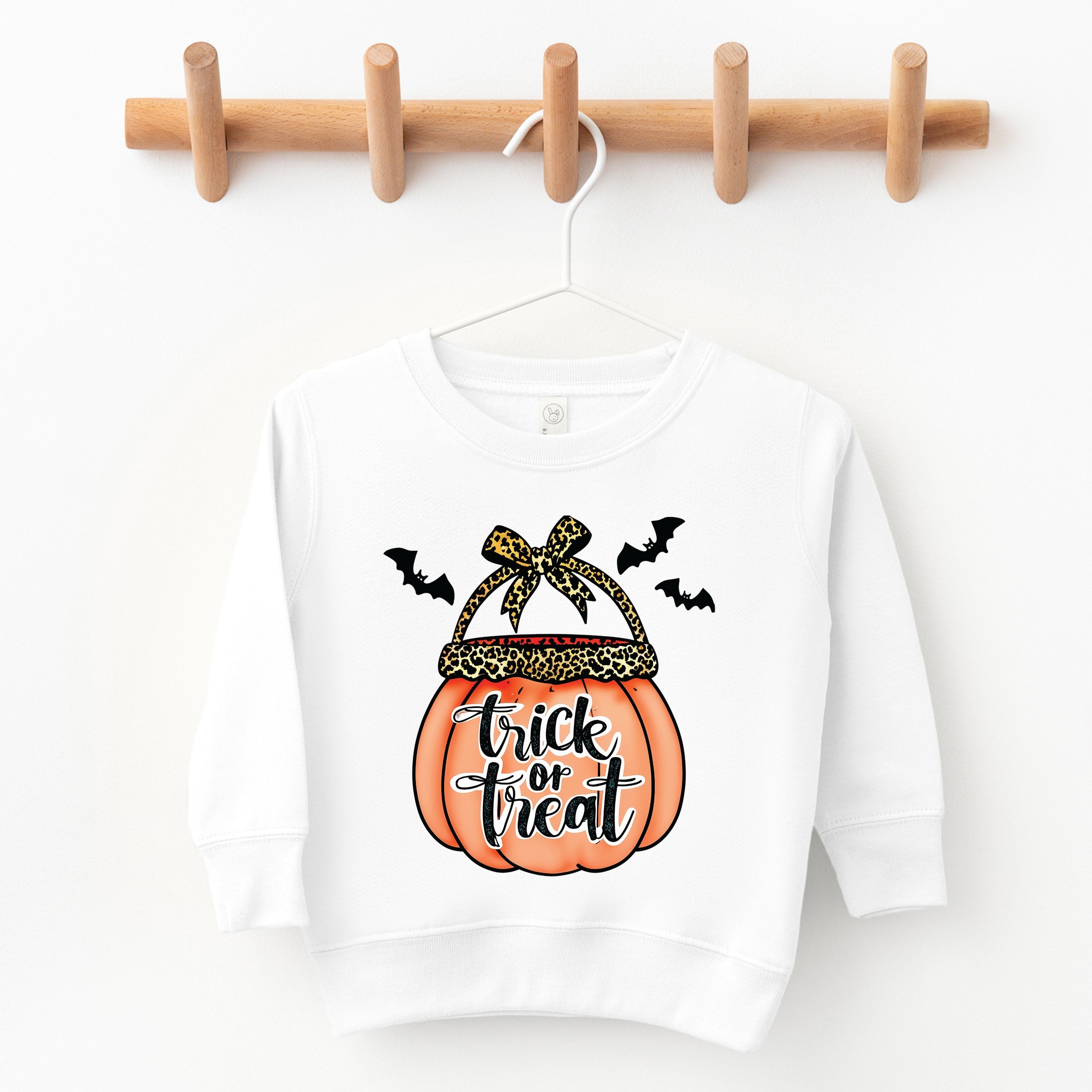 Trick of Treat Pumpkin - Toddler Graphic Sweatshirt and Youth Graphic Sweatshirt