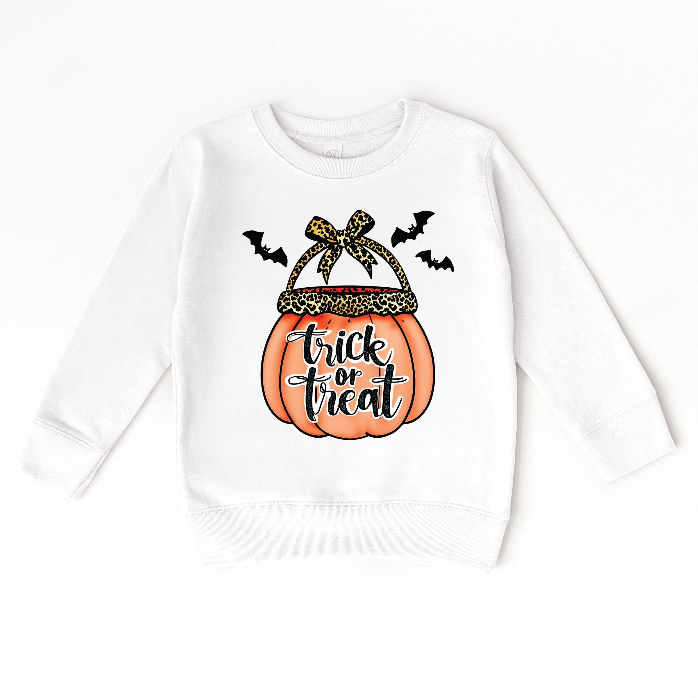 Trick of Treat Pumpkin - Toddler Graphic Sweatshirt and Youth Graphic Sweatshirt