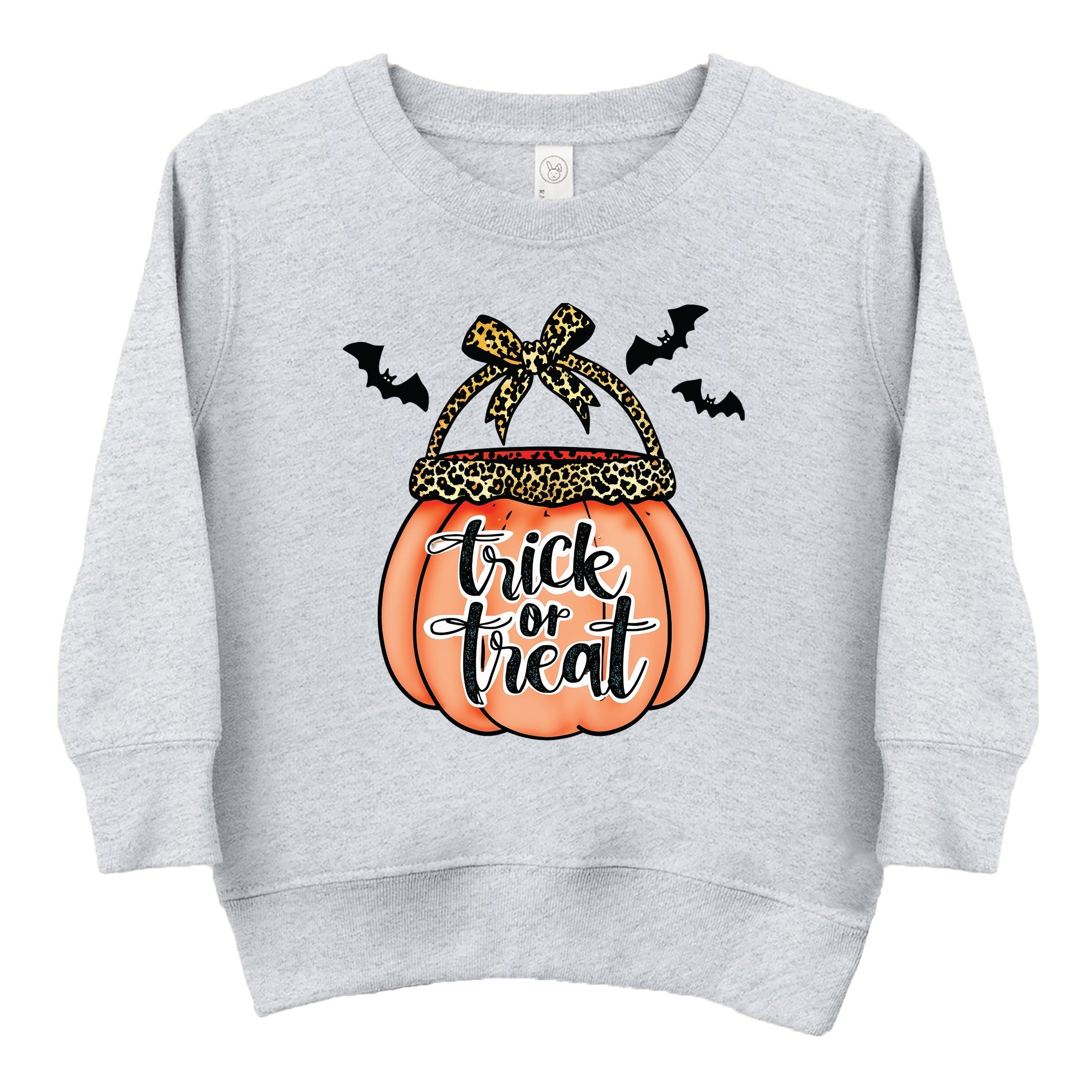Trick of Treat Pumpkin - Toddler Graphic Sweatshirt and Youth Graphic Sweatshirt
