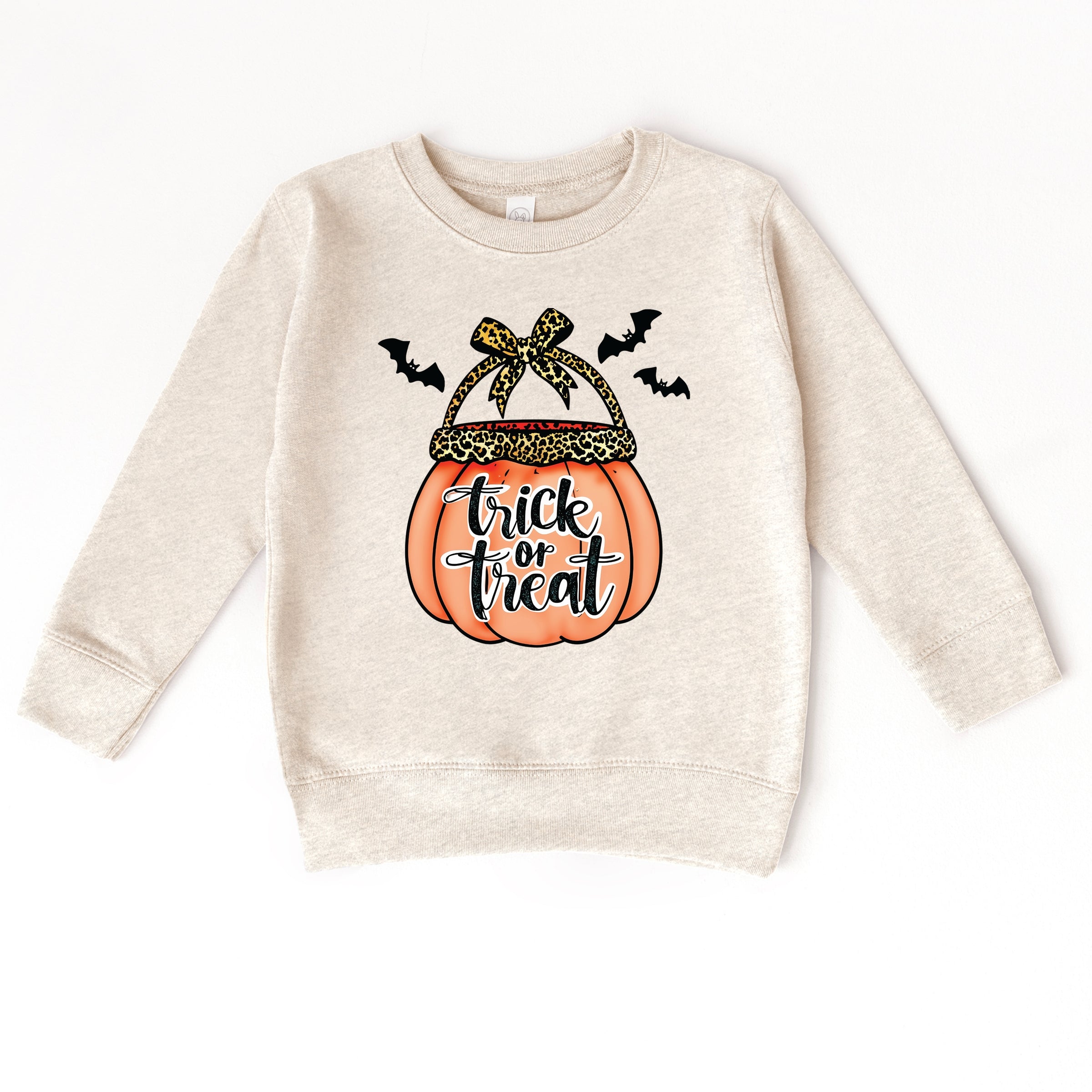 Trick of Treat Pumpkin - Toddler Graphic Sweatshirt and Youth Graphic Sweatshirt