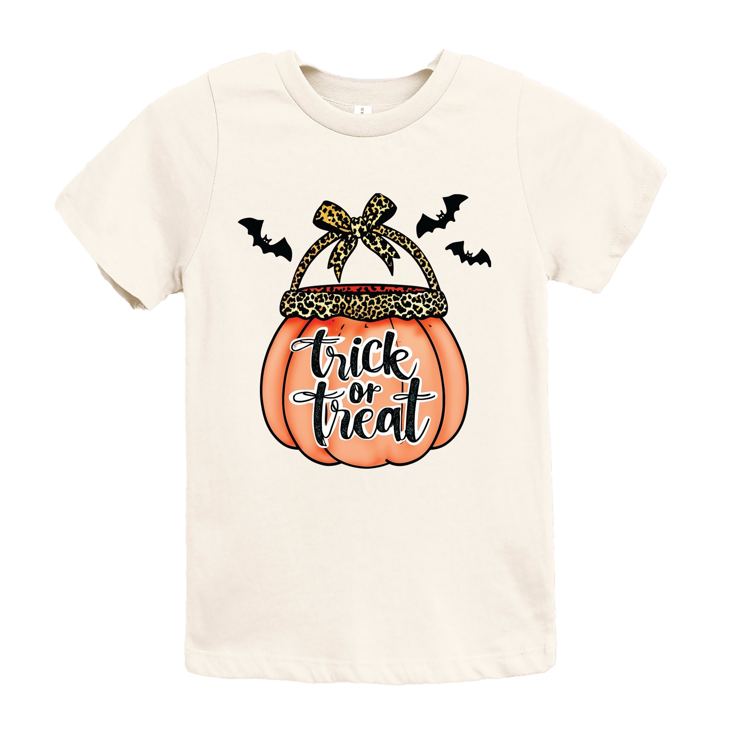Trick of Treat Pumpkin - Youth Short Sleeve Graphic T-Shirt and Toddler Short Sleeve Graphic T-Shirt