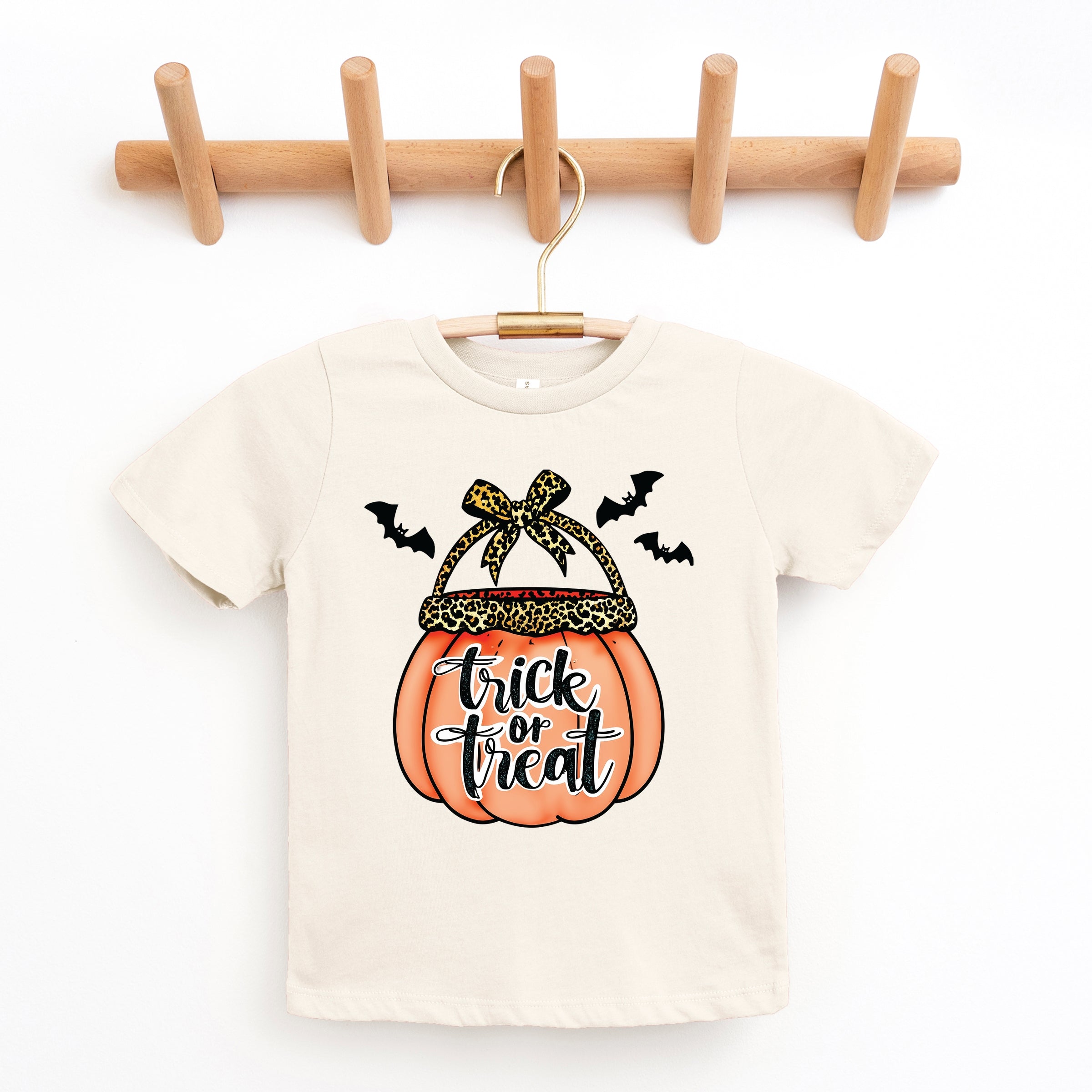 Trick of Treat Pumpkin - Youth Short Sleeve Graphic T-Shirt and Toddler Short Sleeve Graphic T-Shirt