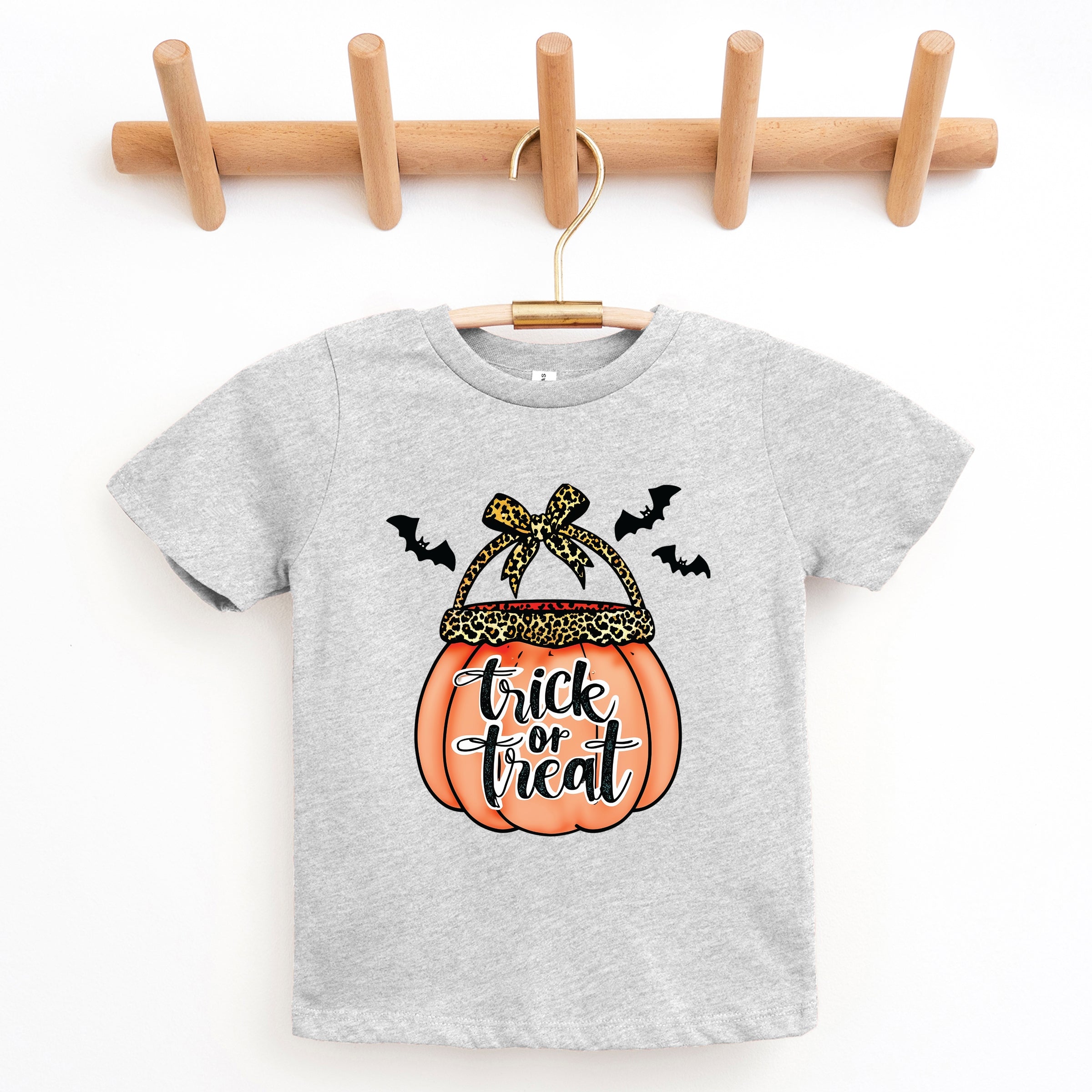 Trick of Treat Pumpkin - Youth Short Sleeve Graphic T-Shirt and Toddler Short Sleeve Graphic T-Shirt