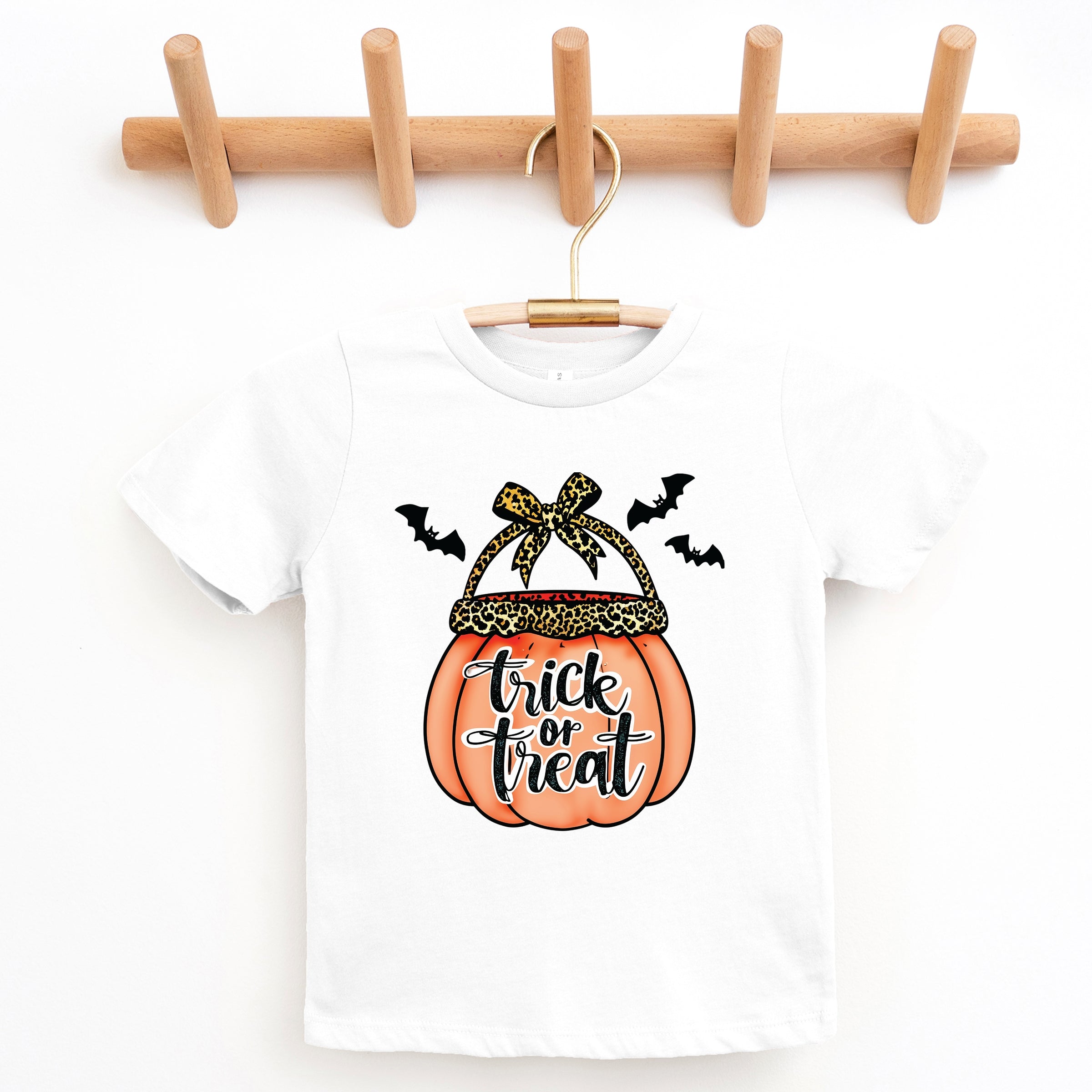 Trick of Treat Pumpkin - Youth Short Sleeve Graphic T-Shirt and Toddler Short Sleeve Graphic T-Shirt