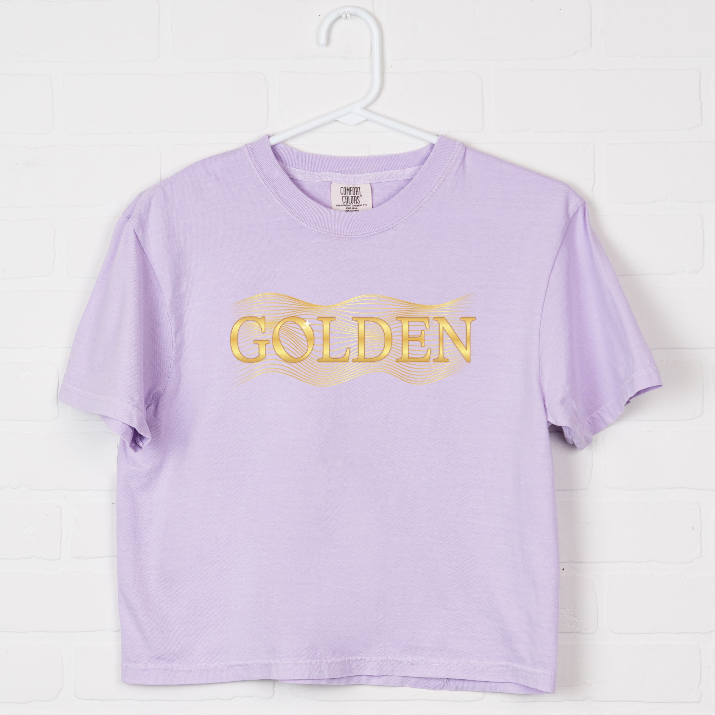Golden - Boxy Crop Top