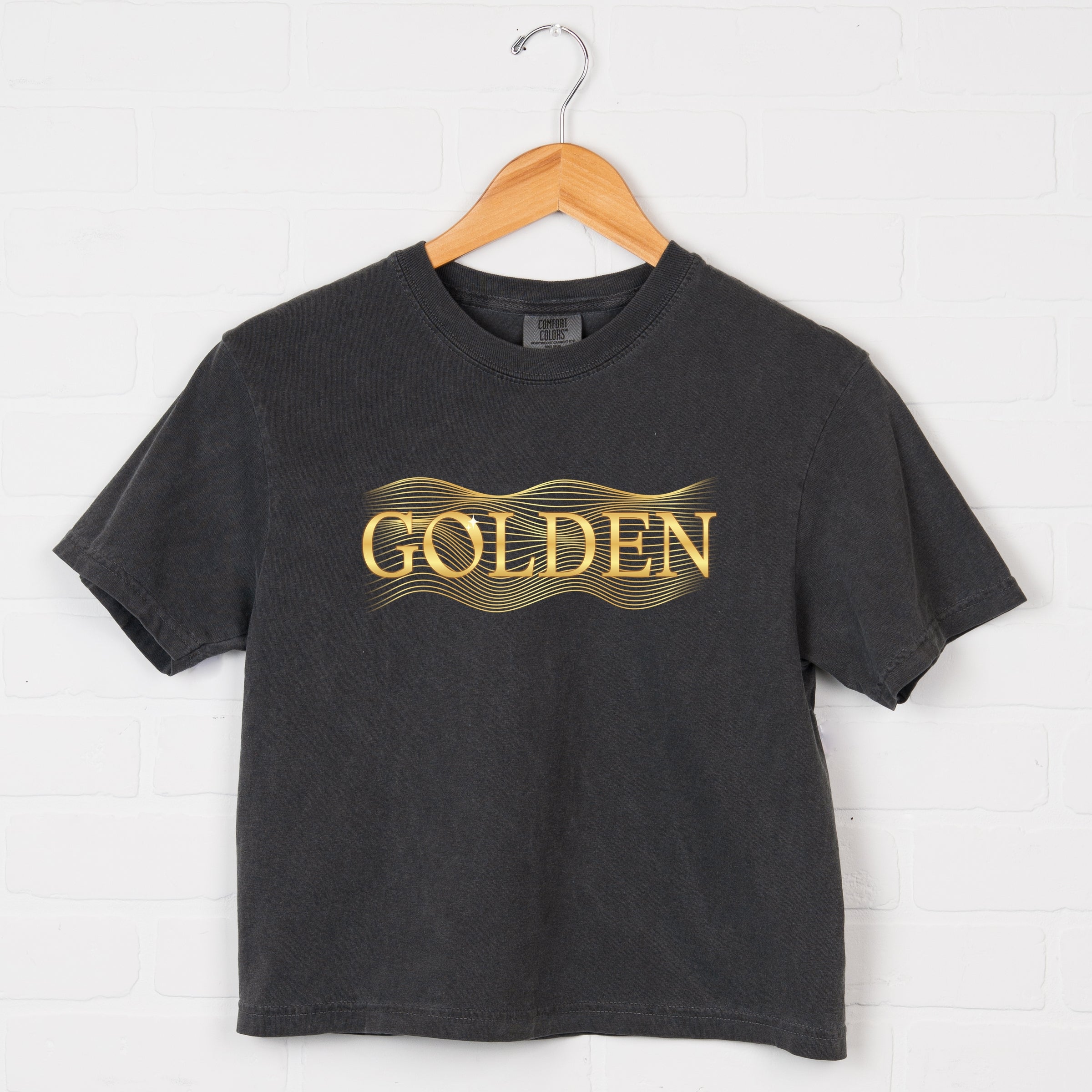 Golden - Boxy Crop Top