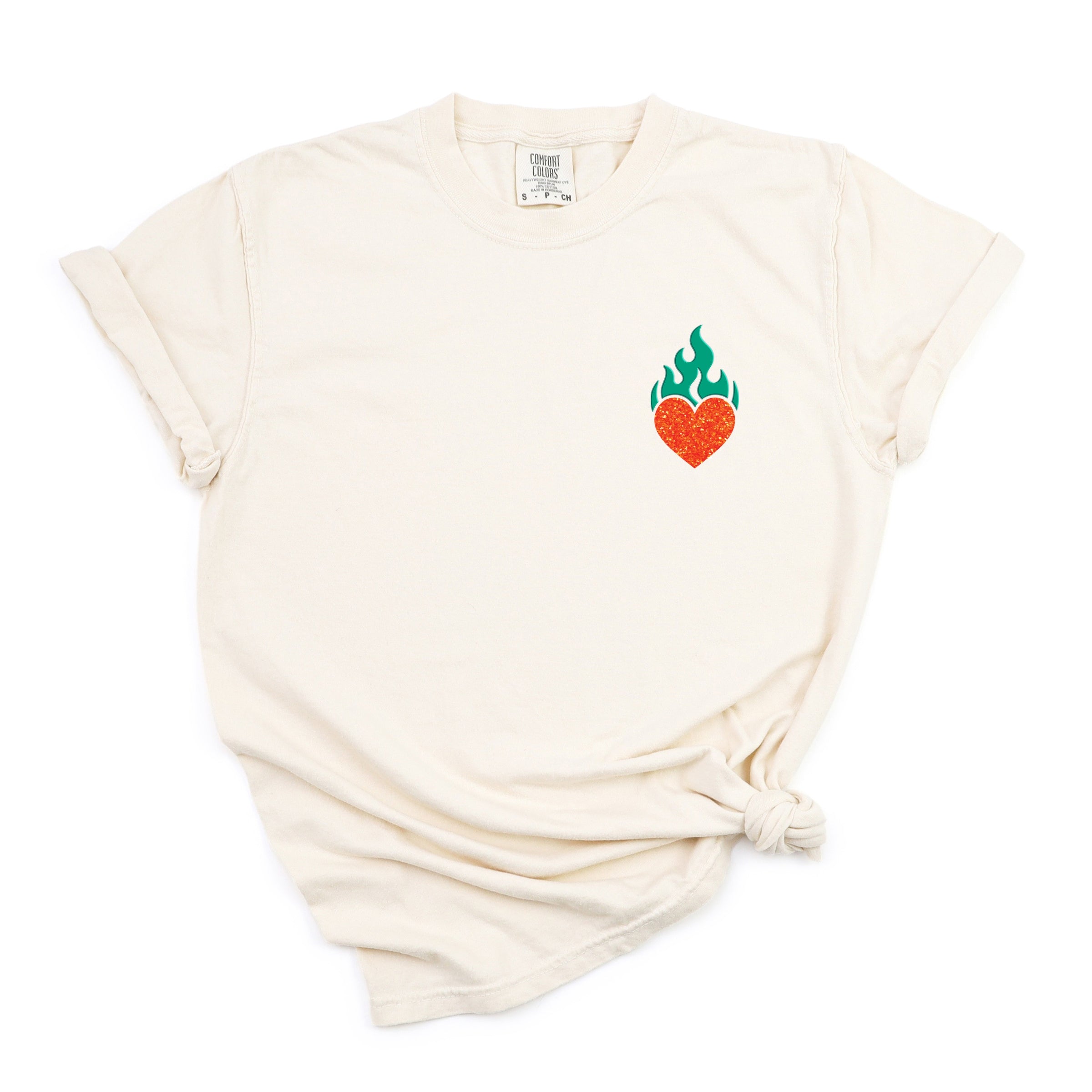 That's Show Business Puff/Glitter - Womens Garment Dyed Tee