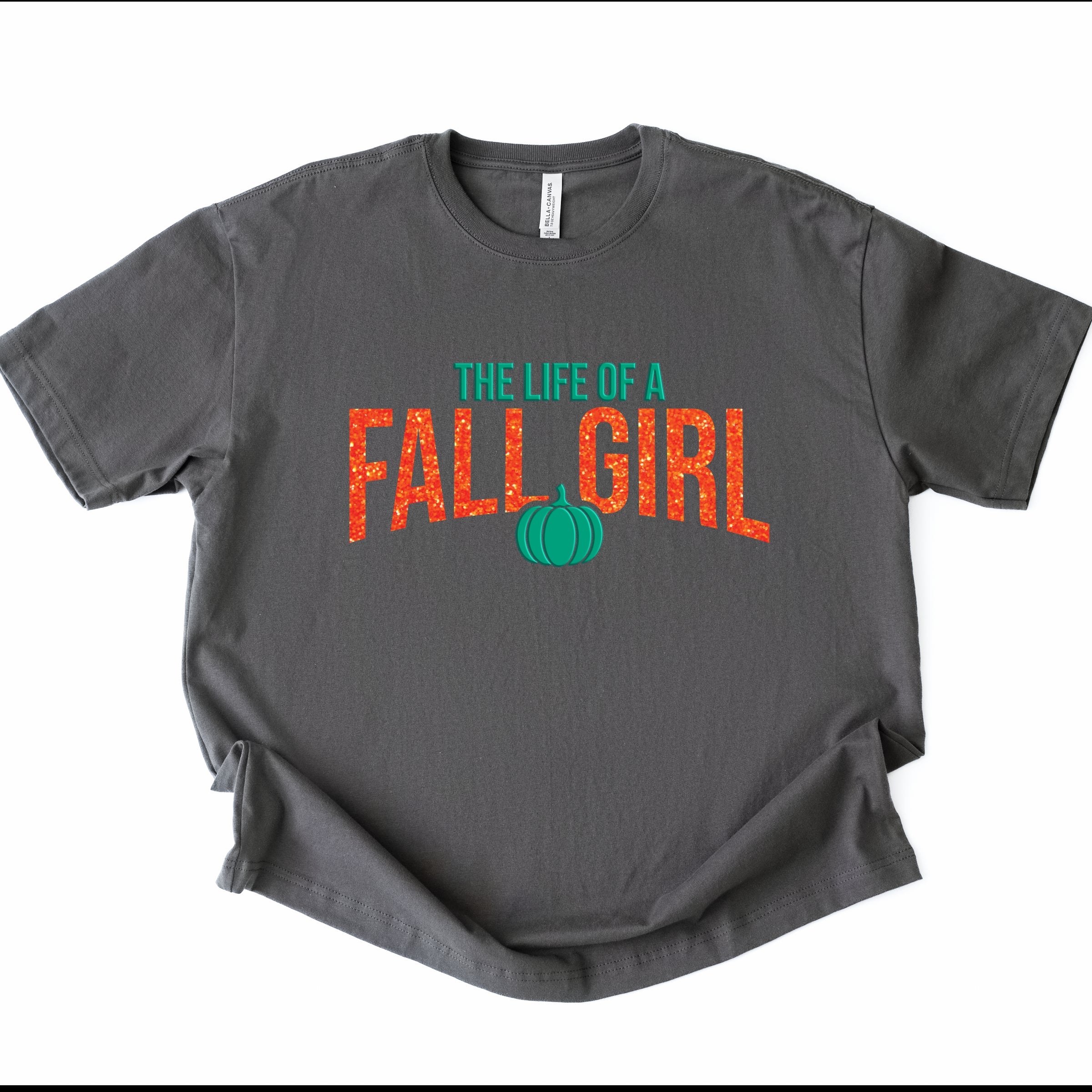 The Life Of A Fall Girl Puff/Glitter - Womens Heavyweight Tee