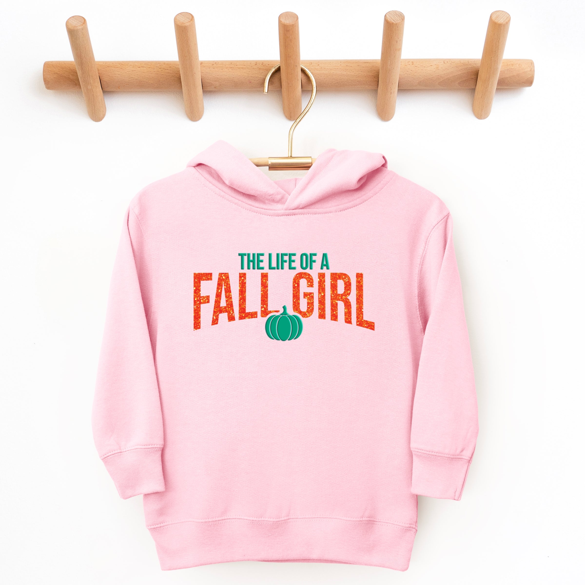 The Life Of A Fall Girl Puff/Glitter - Toddler Hoodie and Youth Hoodie