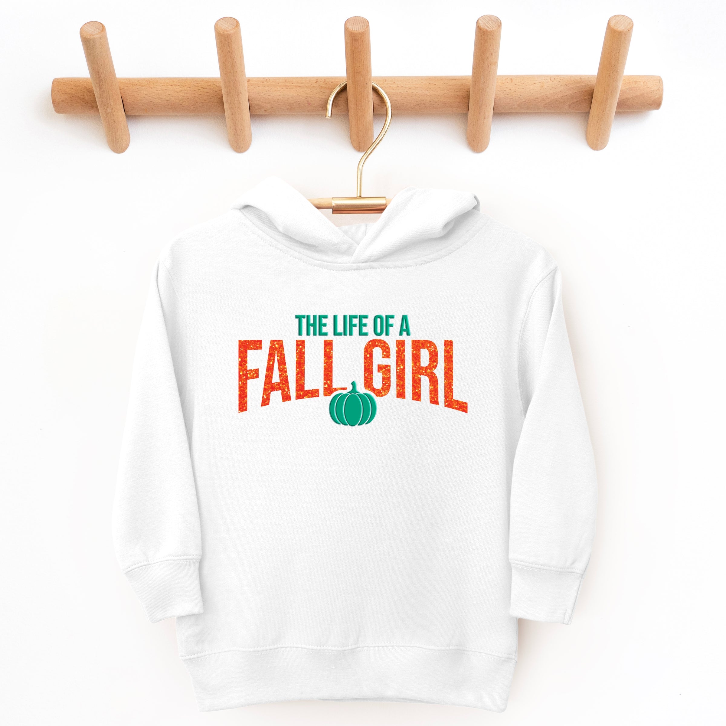 The Life Of A Fall Girl Puff/Glitter - Toddler Hoodie and Youth Hoodie