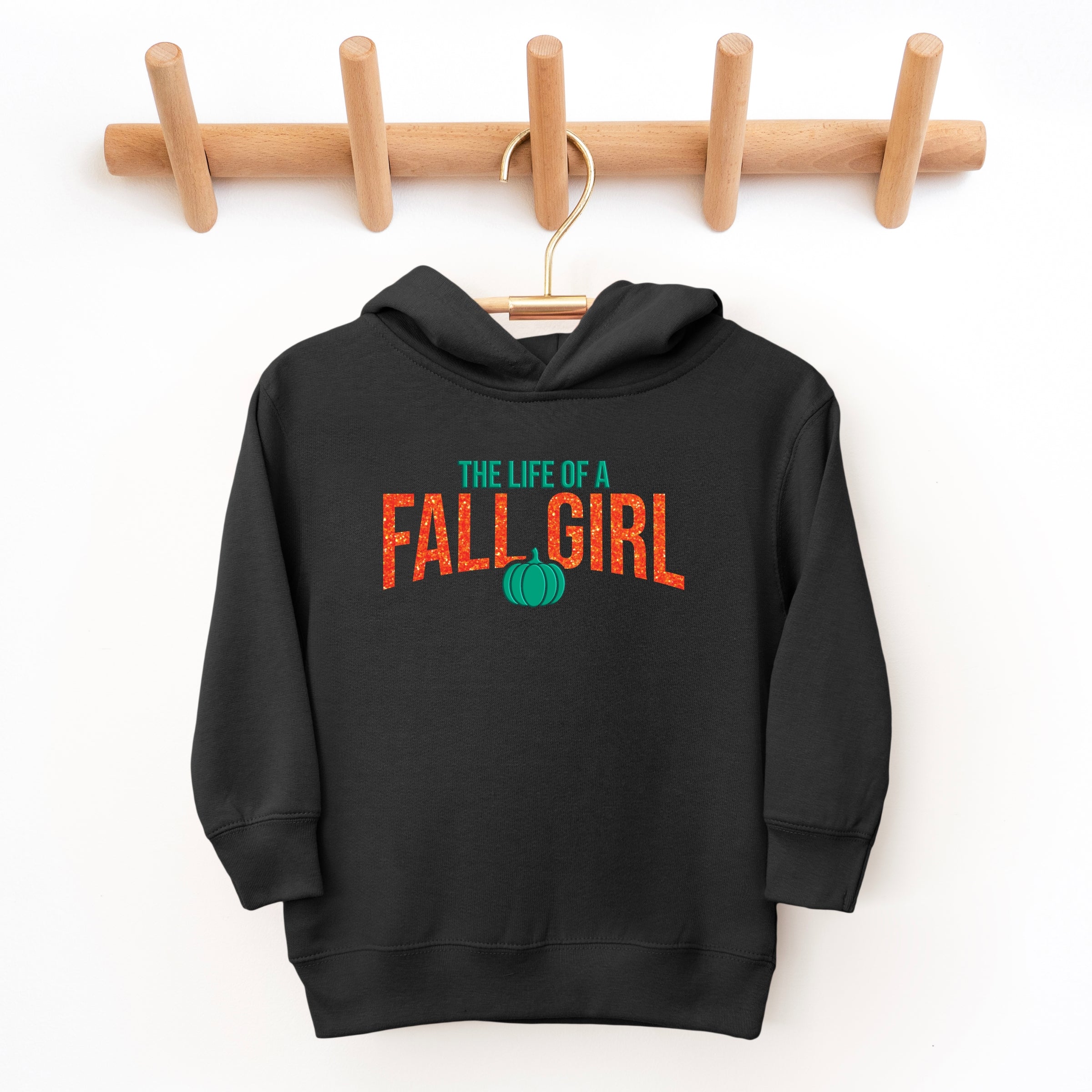 The Life Of A Fall Girl Puff/Glitter - Toddler Hoodie and Youth Hoodie