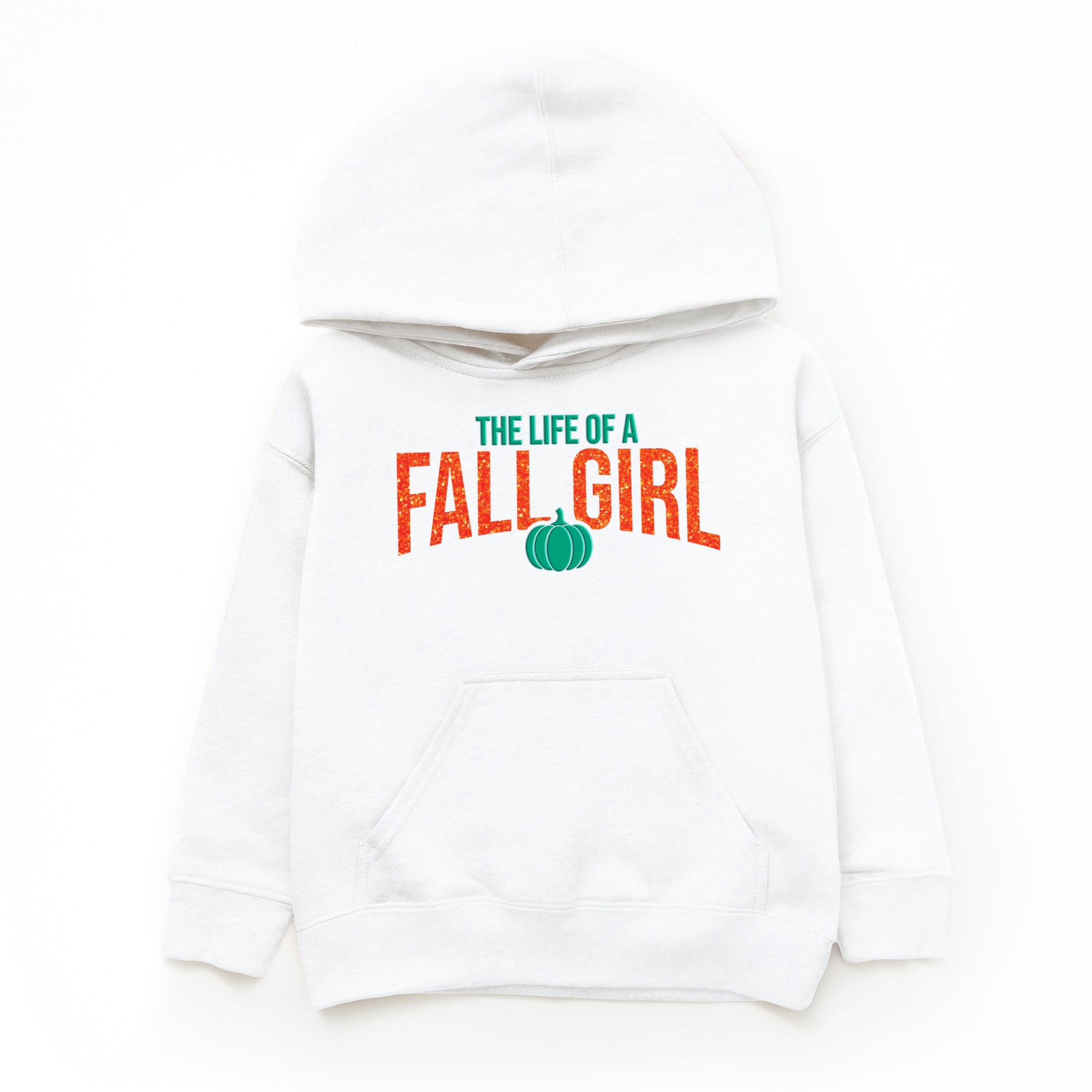 The Life Of A Fall Girl Puff/Glitter - Toddler Hoodie and Youth Hoodie