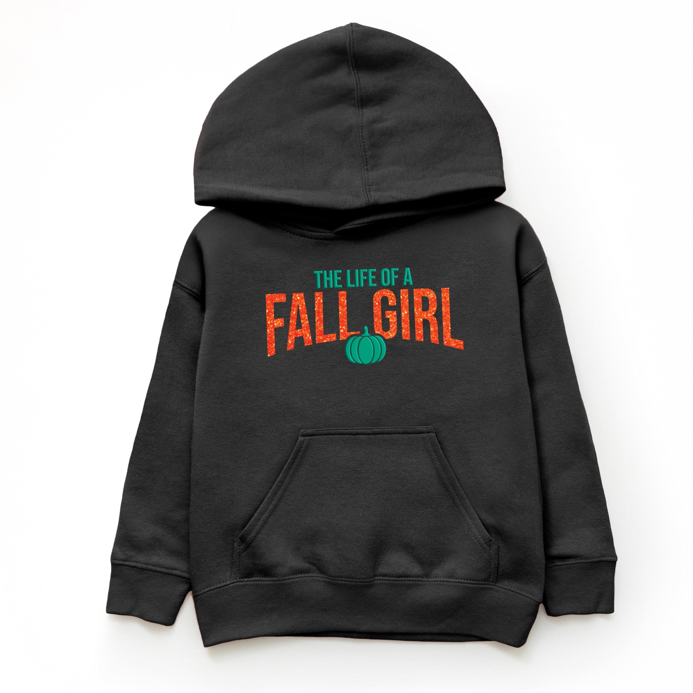 The Life Of A Fall Girl Puff/Glitter - Toddler Hoodie and Youth Hoodie