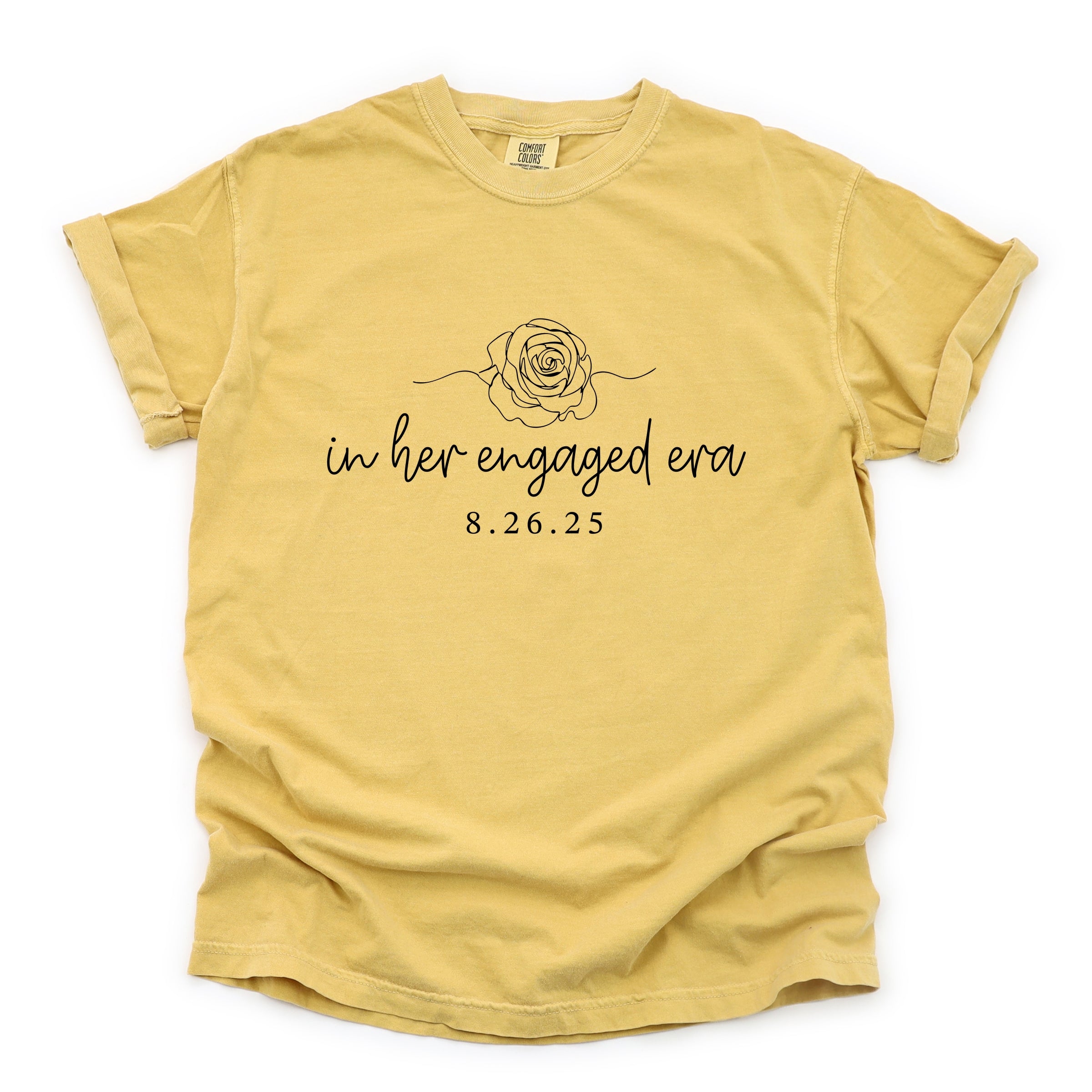In Her Engaged Era - Womens Garment Dyed Tee