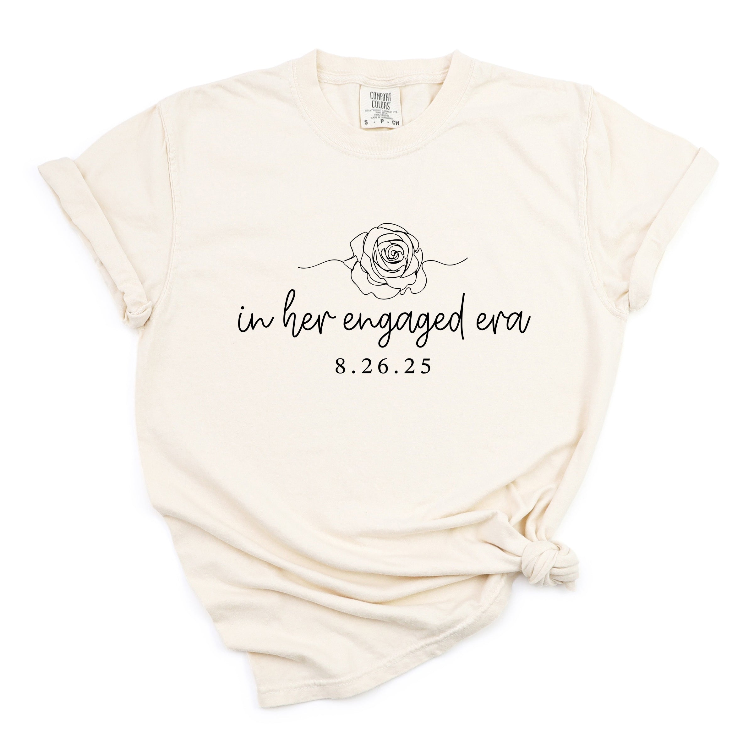 In Her Engaged Era - Womens Garment Dyed Tee
