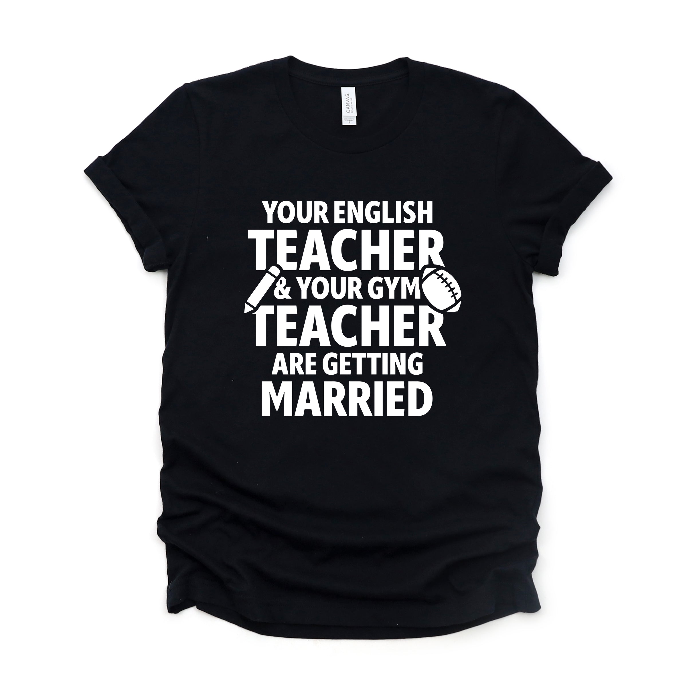 Your English Teacher and Your Gym Teacher Block - Women's Short Sleeve Tee