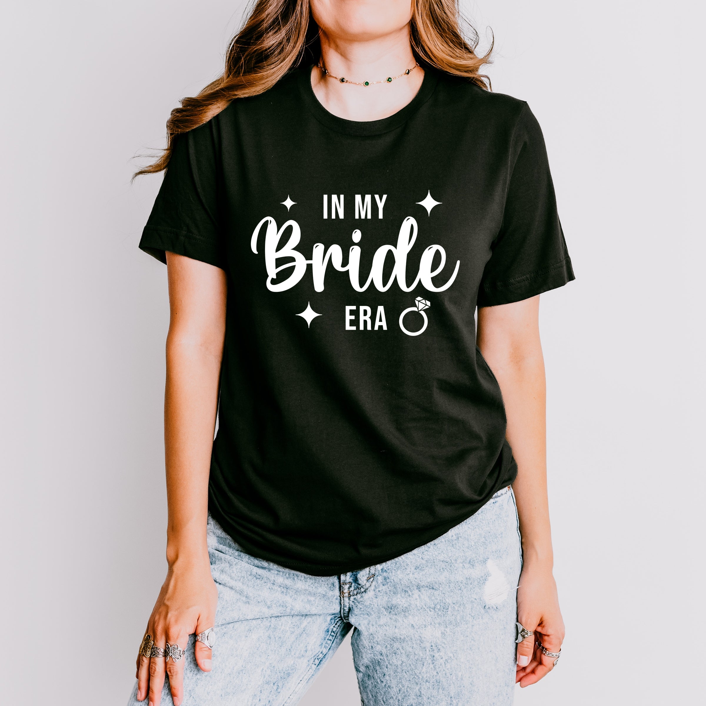 In My Bride Era Sparkles - Womens Short Sleeve Tee