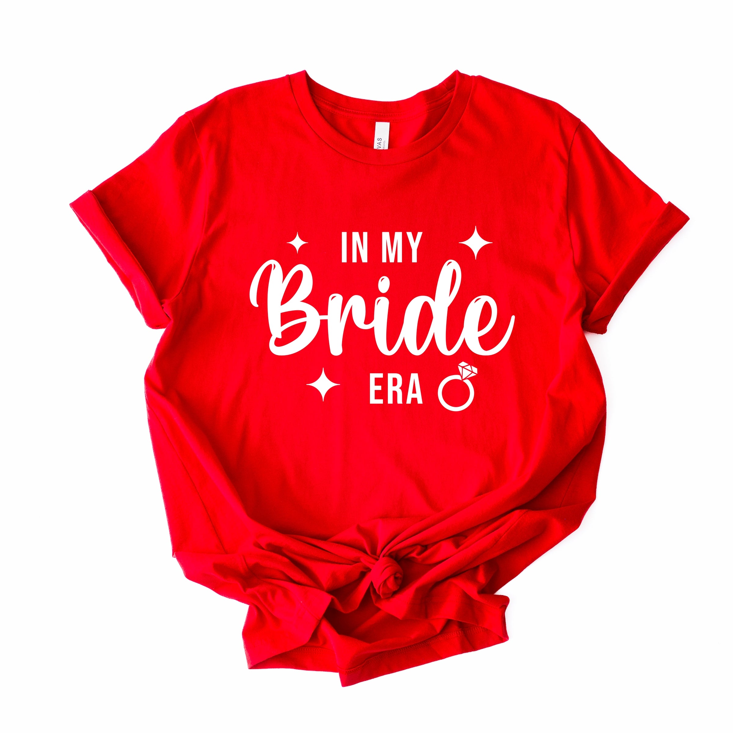 In My Bride Era Sparkles - Womens Short Sleeve Tee