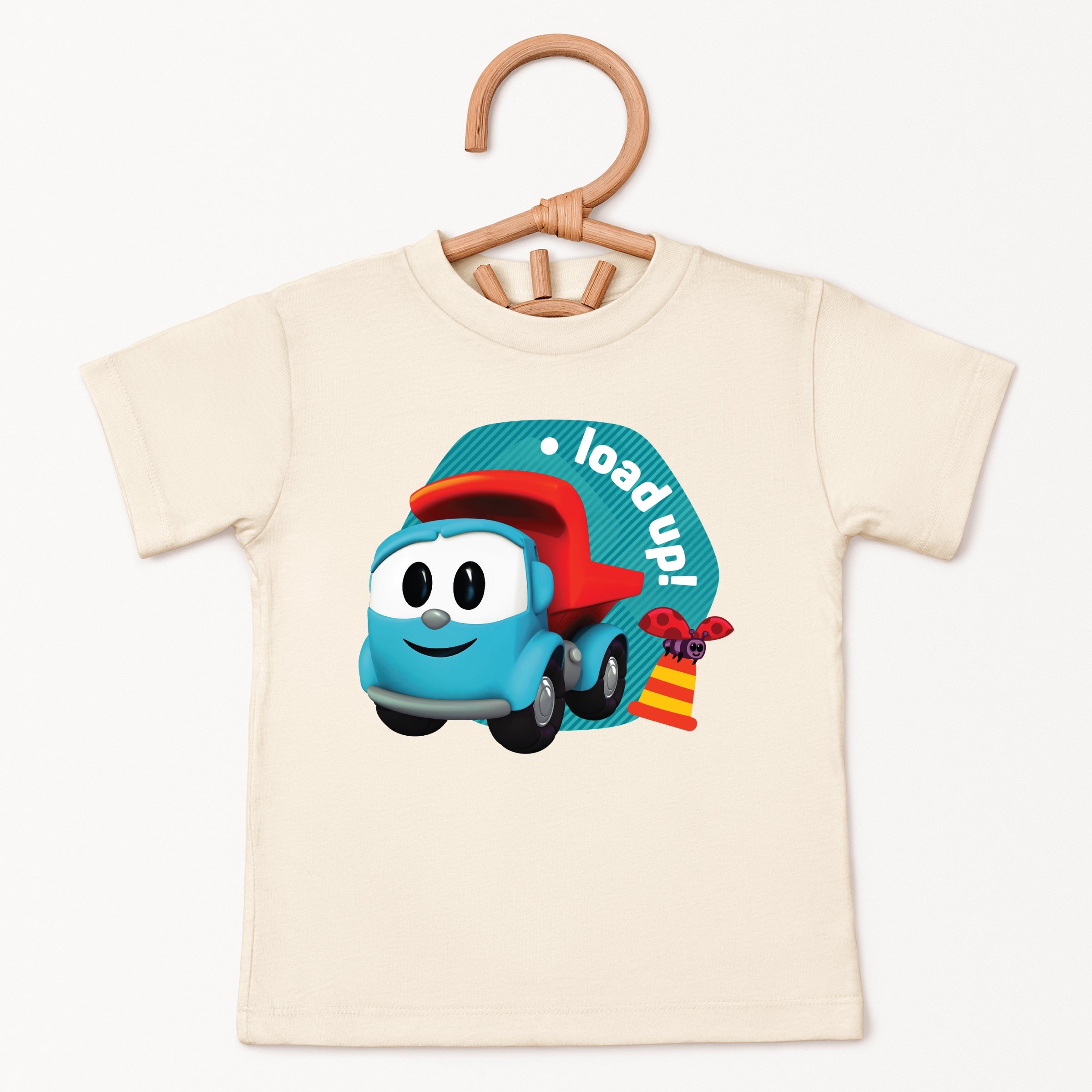 Leo the Truck Load Up! - Toddler Short Sleeve Graphic T-Shirt