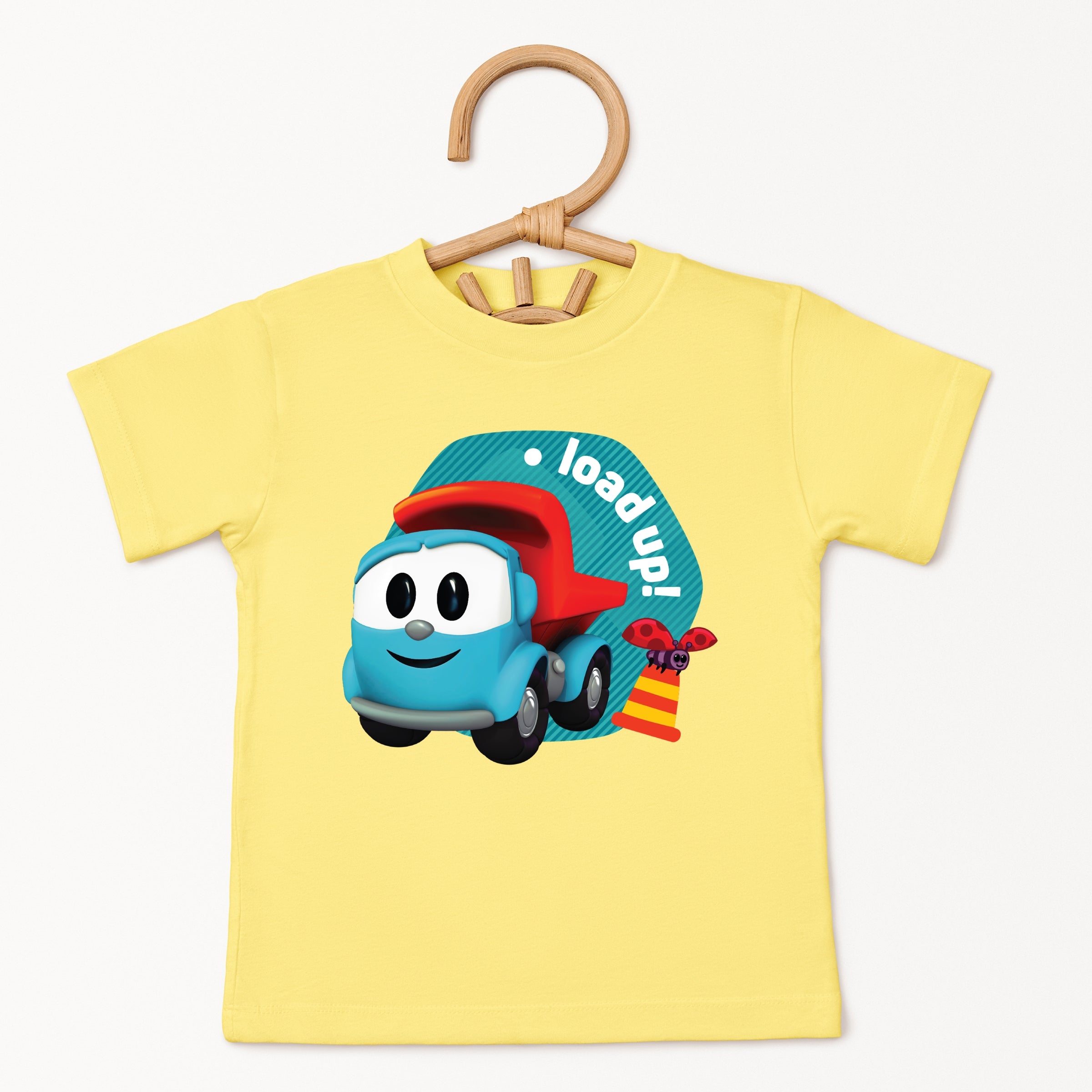 Leo the Truck Load Up! - Toddler Short Sleeve Graphic T-Shirt