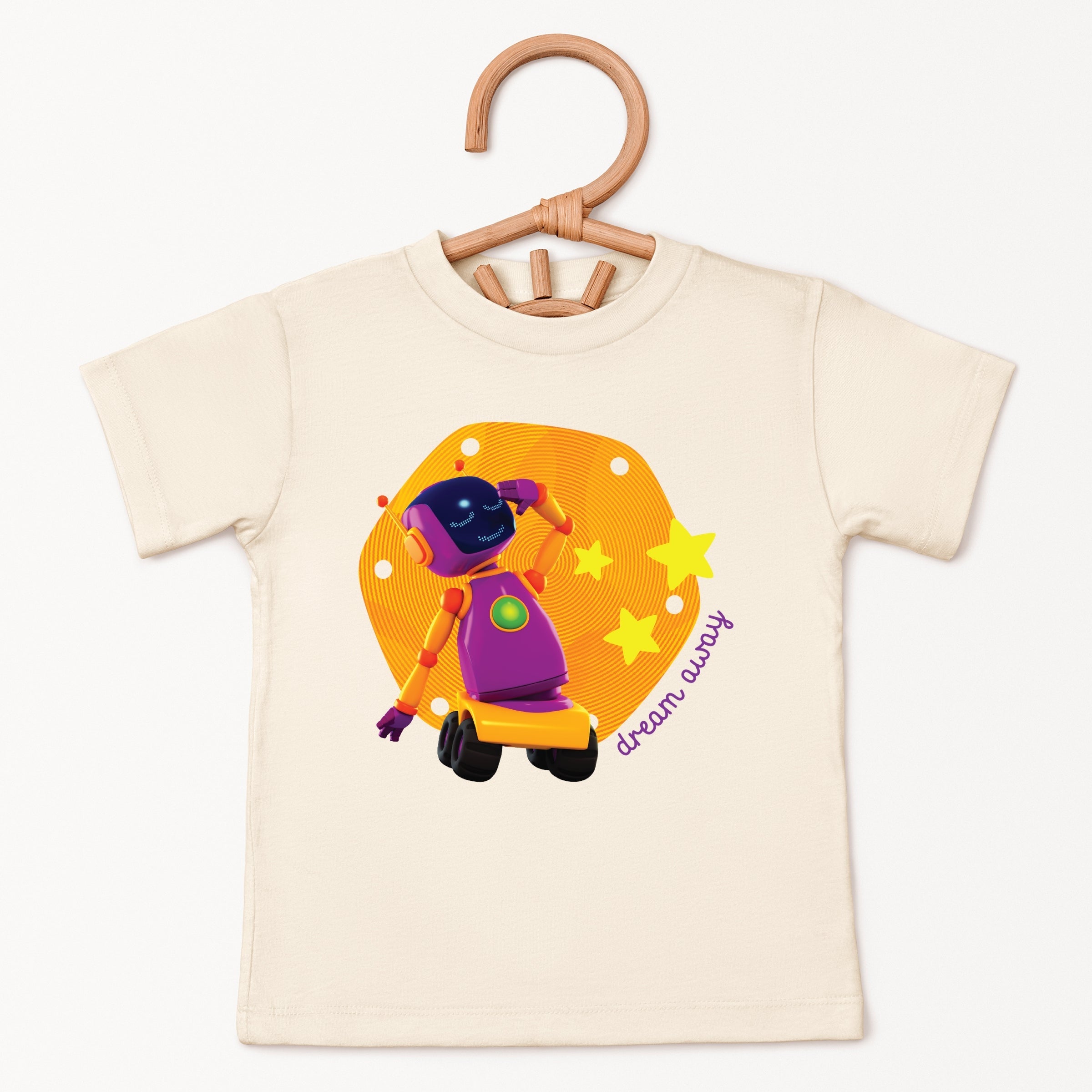 Leo the Truck Dream Away Robot - Toddler Short Sleeve Graphic T-Shirt