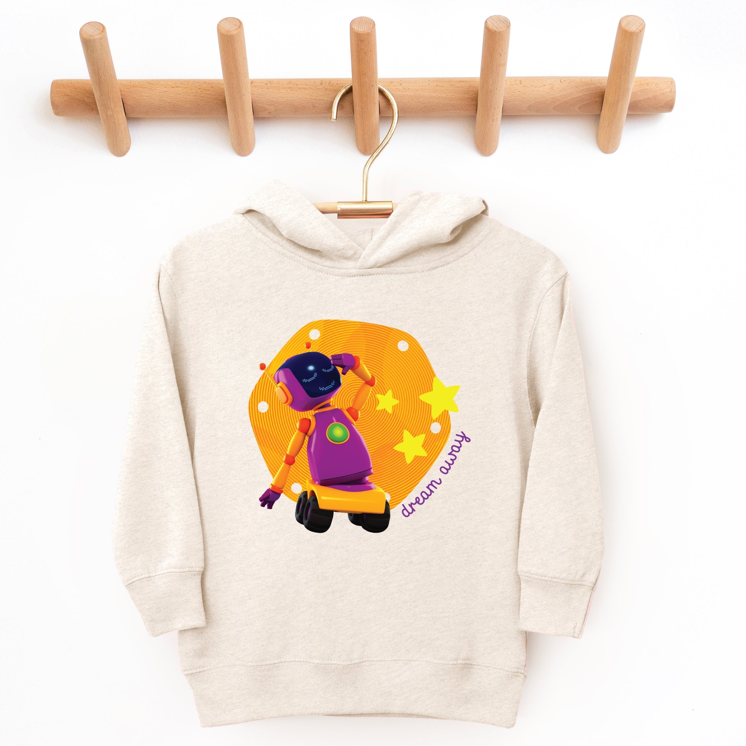Leo the Truck Dream Away Robot - Toddler Hoodie