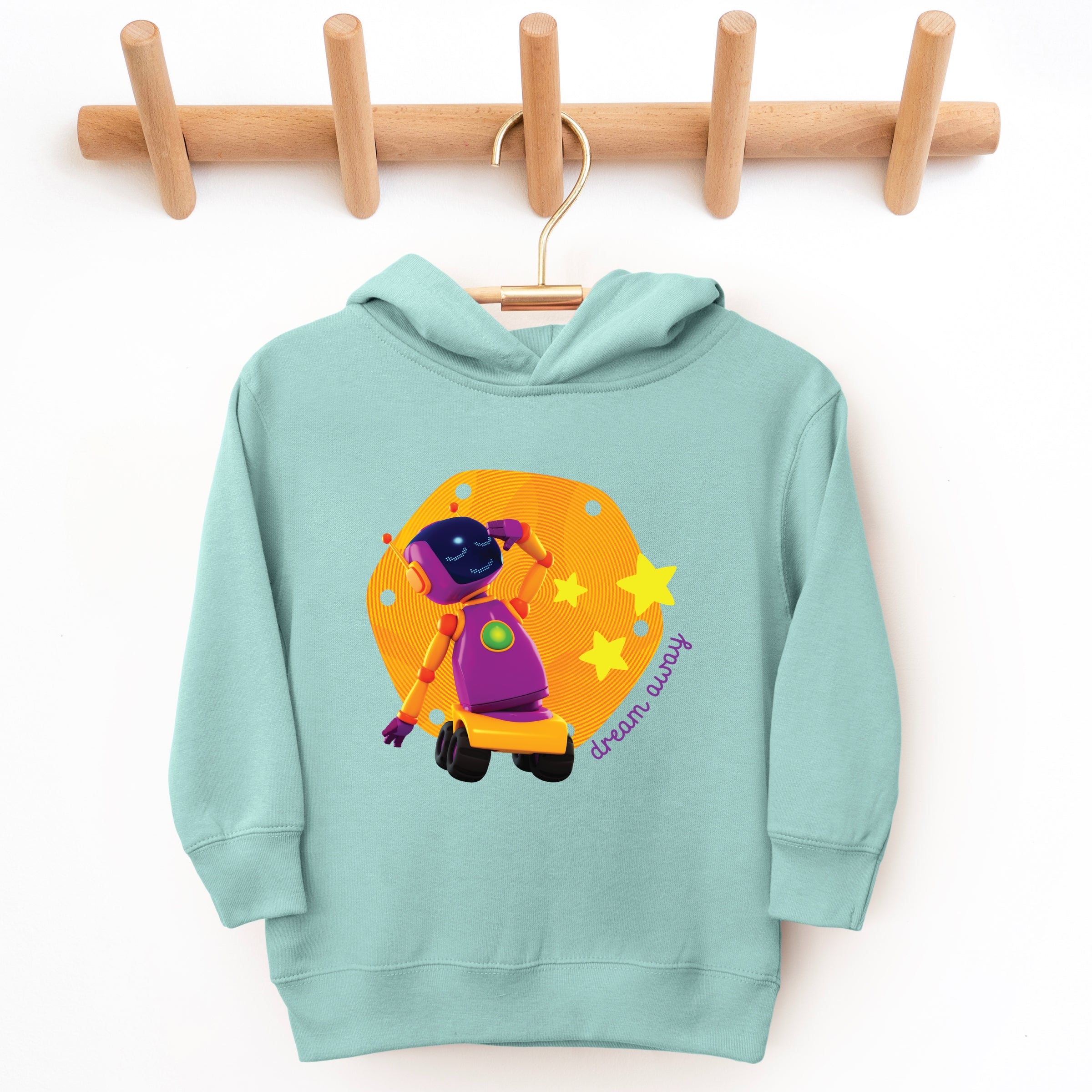 Leo the Truck Dream Away Robot - Toddler Hoodie