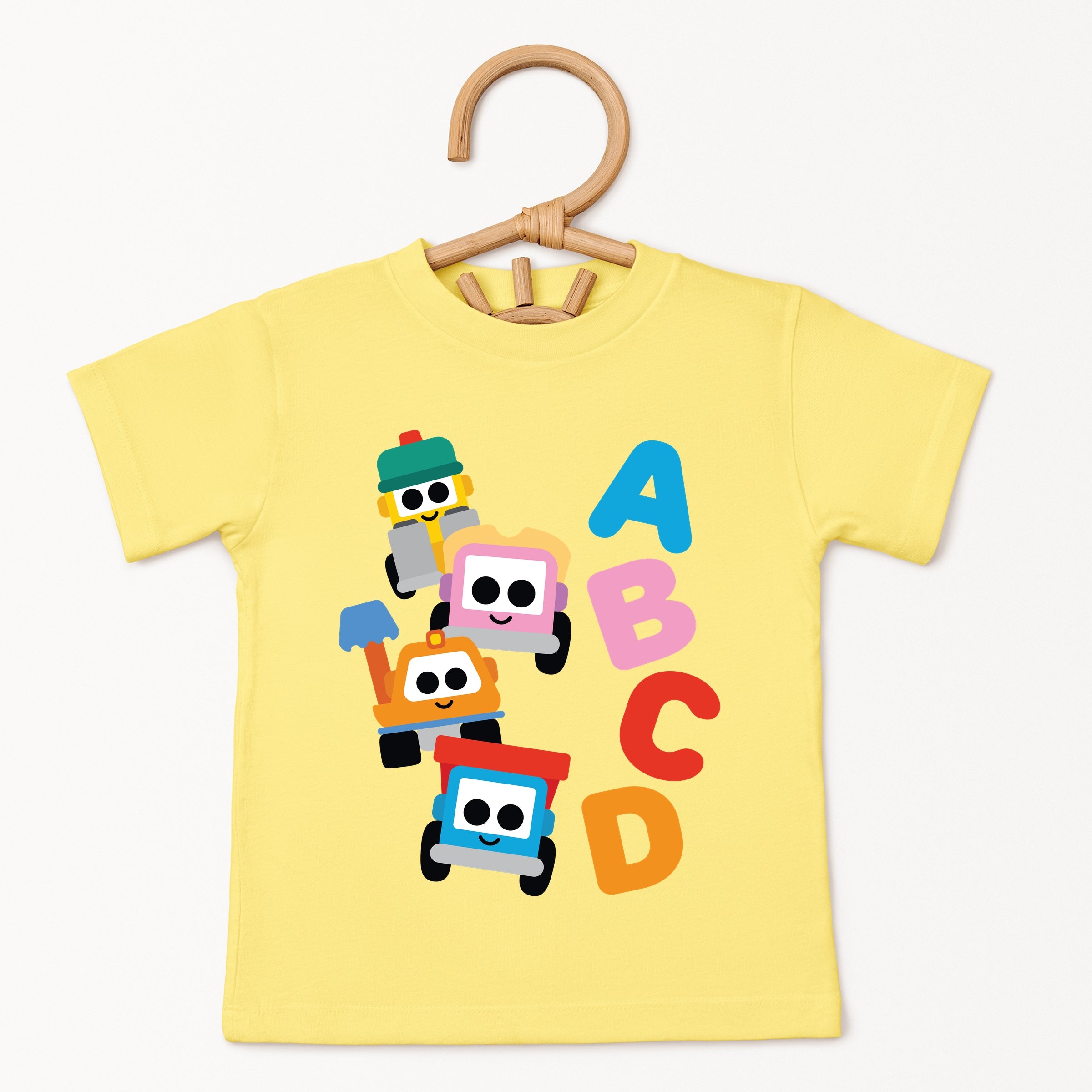 Leo the Truck Alphabet - Toddler Short Sleeve Graphic T-Shirt