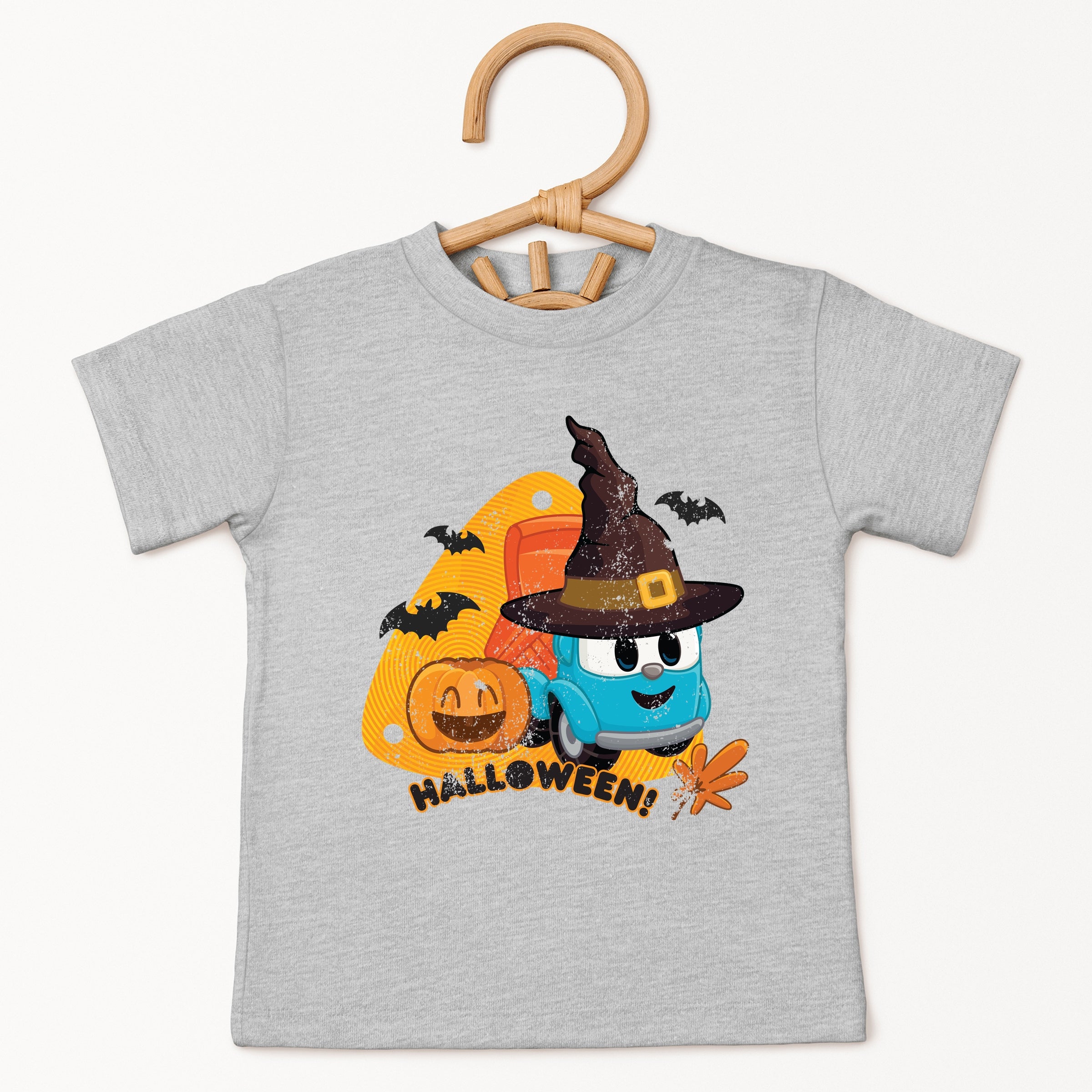 Leo The Truck Halloween Wizard - Toddler Short Sleeve Graphic T-Shirt