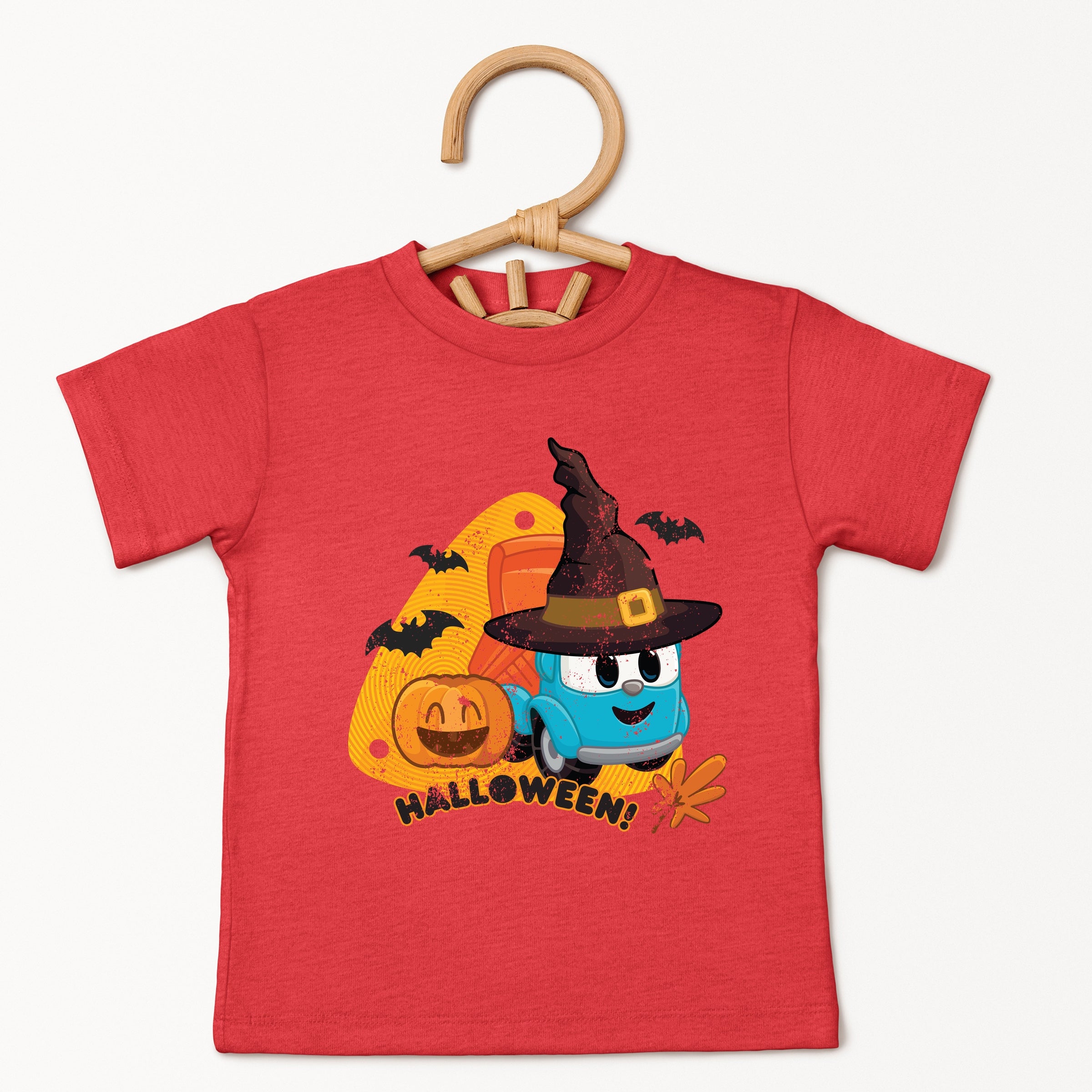 Leo The Truck Halloween Wizard - Toddler Short Sleeve Graphic T-Shirt