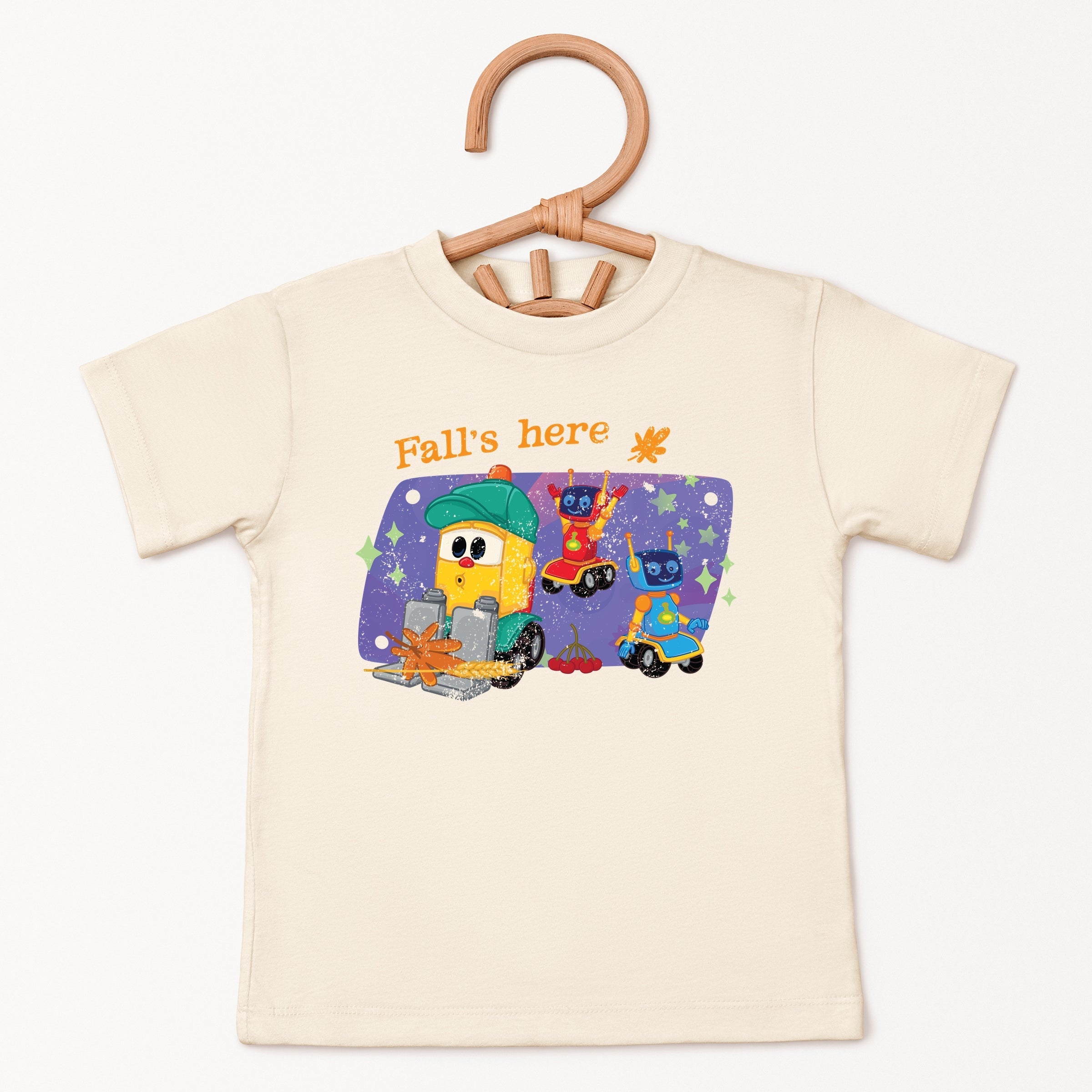 Leo the Truck Fall's Here - Toddler Short Sleeve Graphic T-Shirt