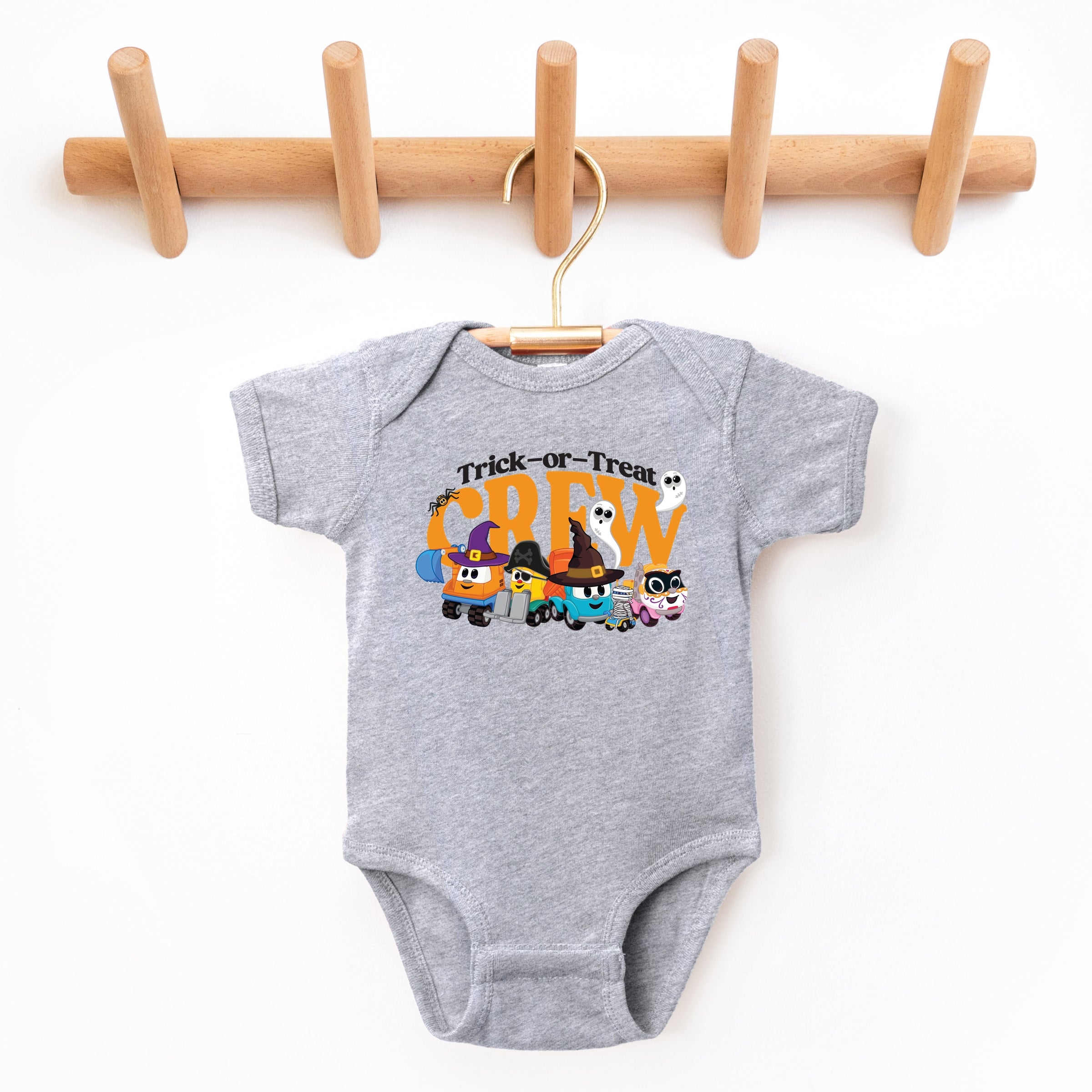 Leo the Truck Trick-or-Treat Crew - Baby Short Sleeve Graphic Bodysuit