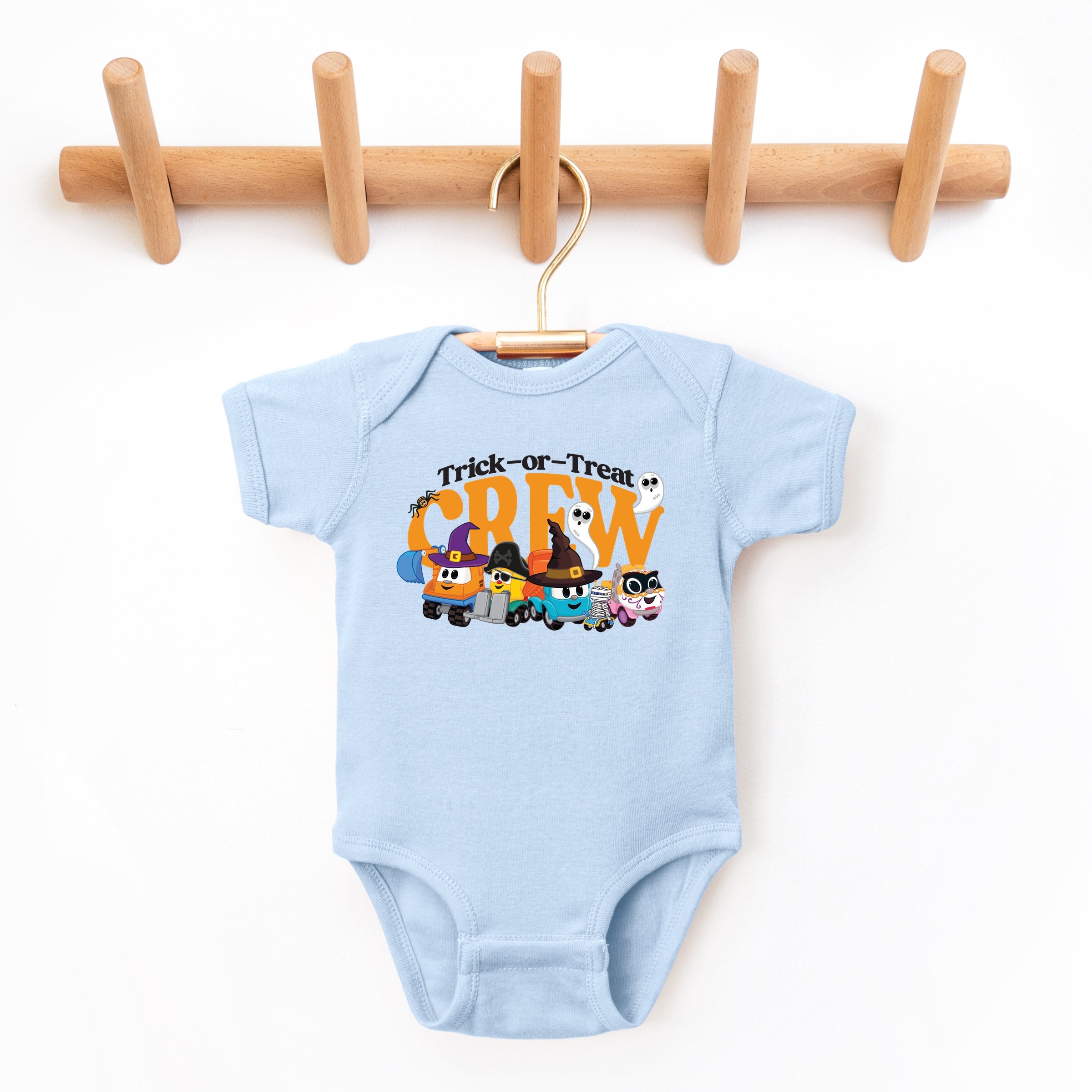 Leo the Truck Trick-or-Treat Crew - Baby Short Sleeve Graphic Bodysuit
