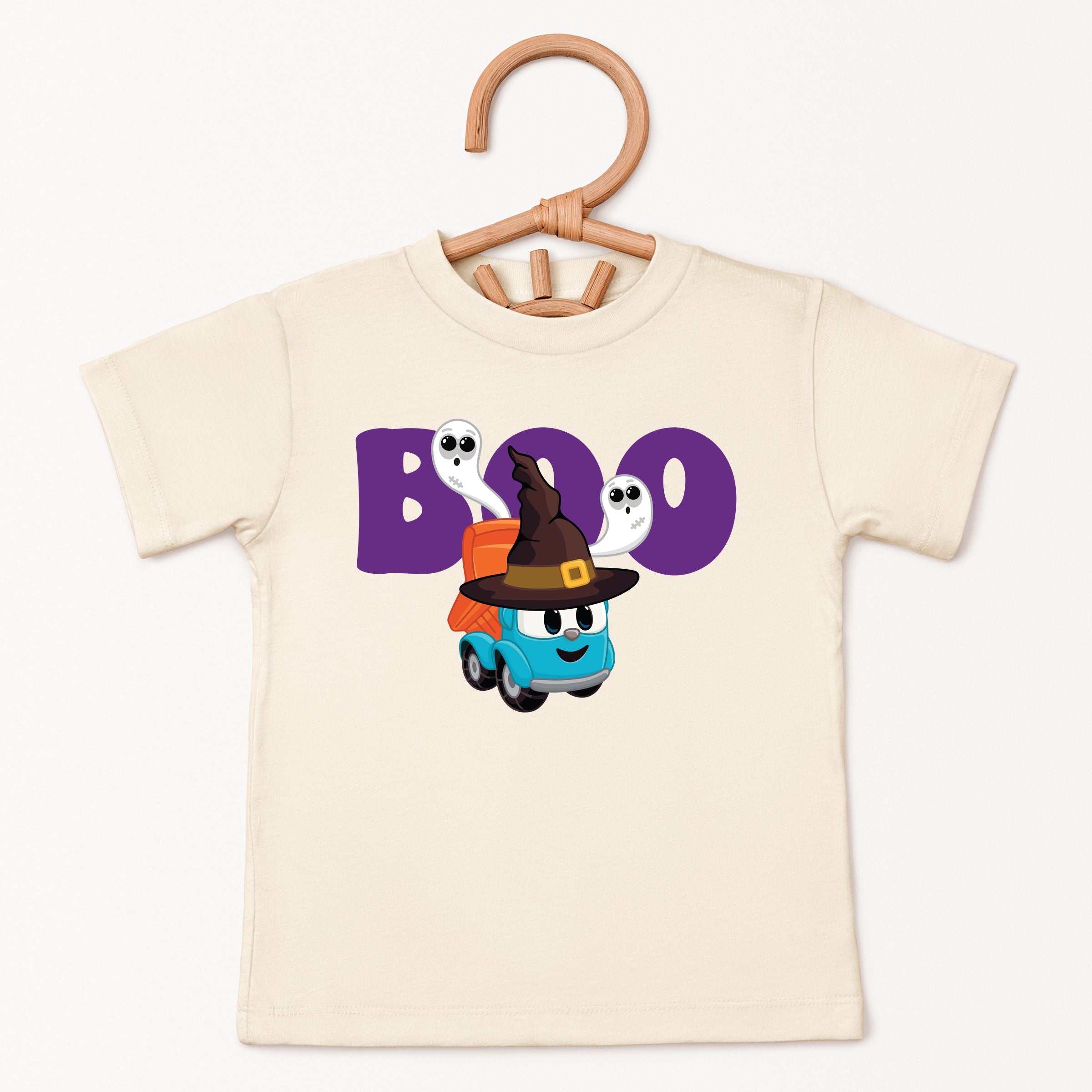 Leo the Truck Boo Wizard Hat - Toddler Short Sleeve Graphic T-Shirt