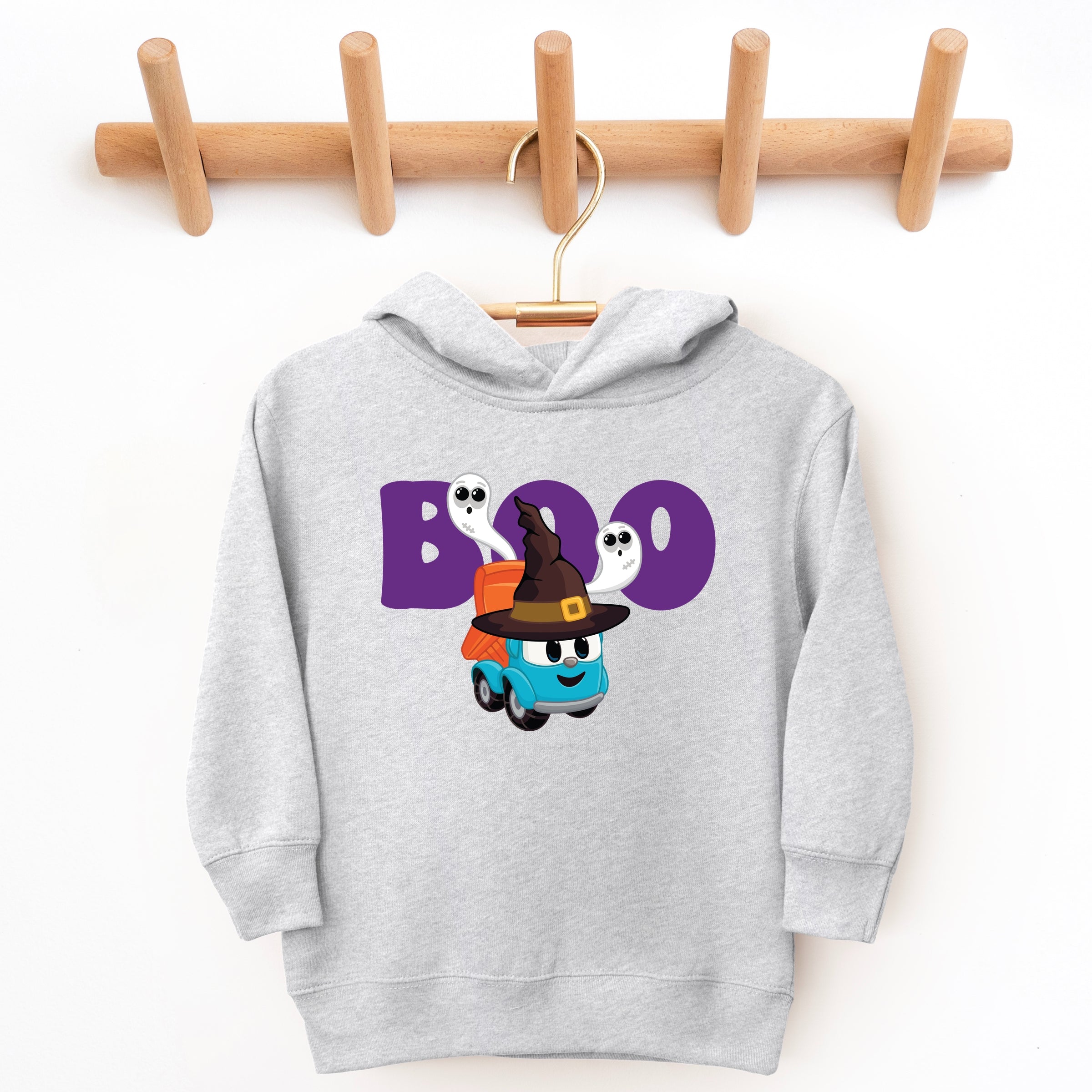 Leo the Truck Boo Wizard Hat - Toddler Hoodie
