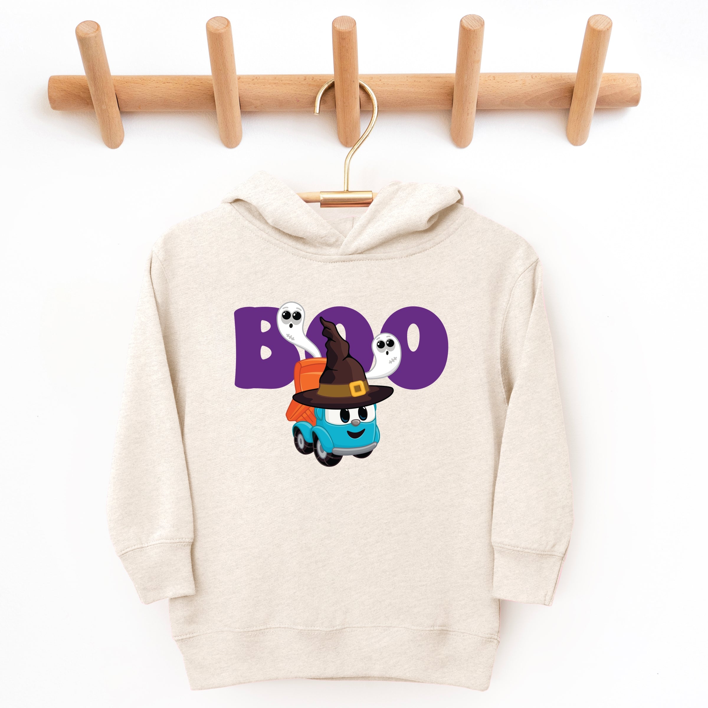Leo the Truck Boo Wizard Hat - Toddler Hoodie