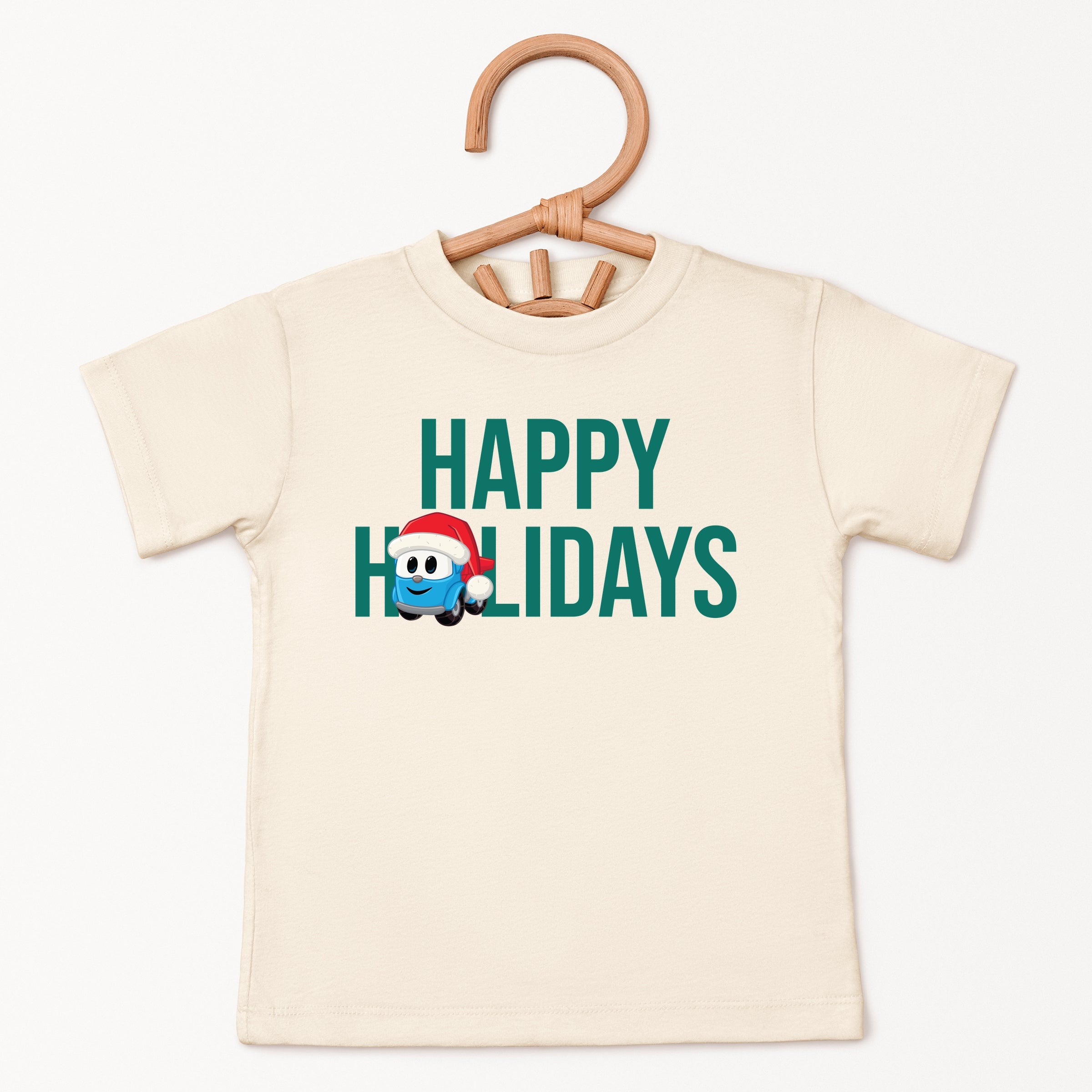 Leo the Truck Happy Holidays - Toddler Short Sleeve Graphic T-Shirt